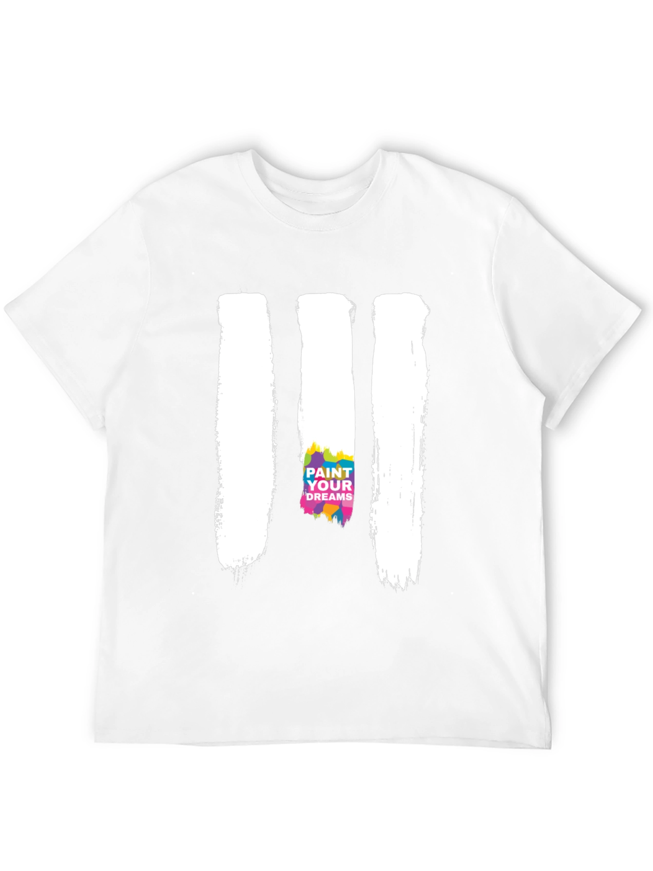 Paint Your Dreams Graphic Tee - Stylish Black T-Shirt