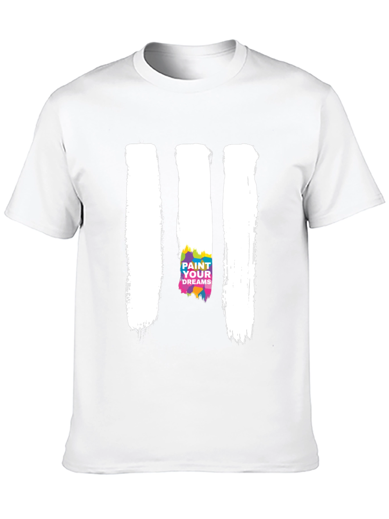 Paint Your Dreams Graphic Tee - Stylish Black T-Shirt