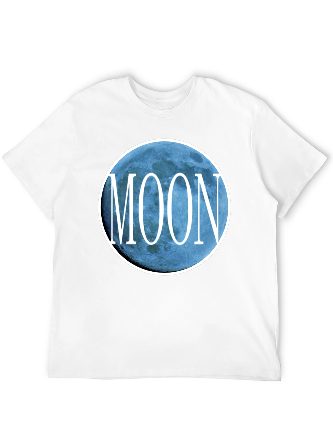Moon Graphic T-Shirt - Black Cotton Tee