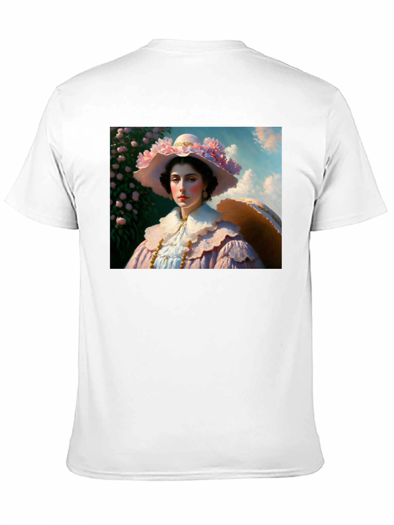 Floral Portrait Tee - Elegant Fashion