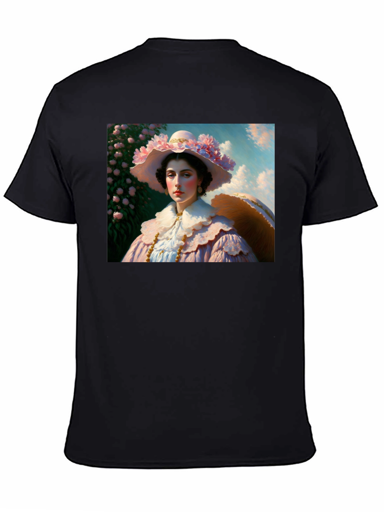 Floral Portrait Tee - Elegant Fashion