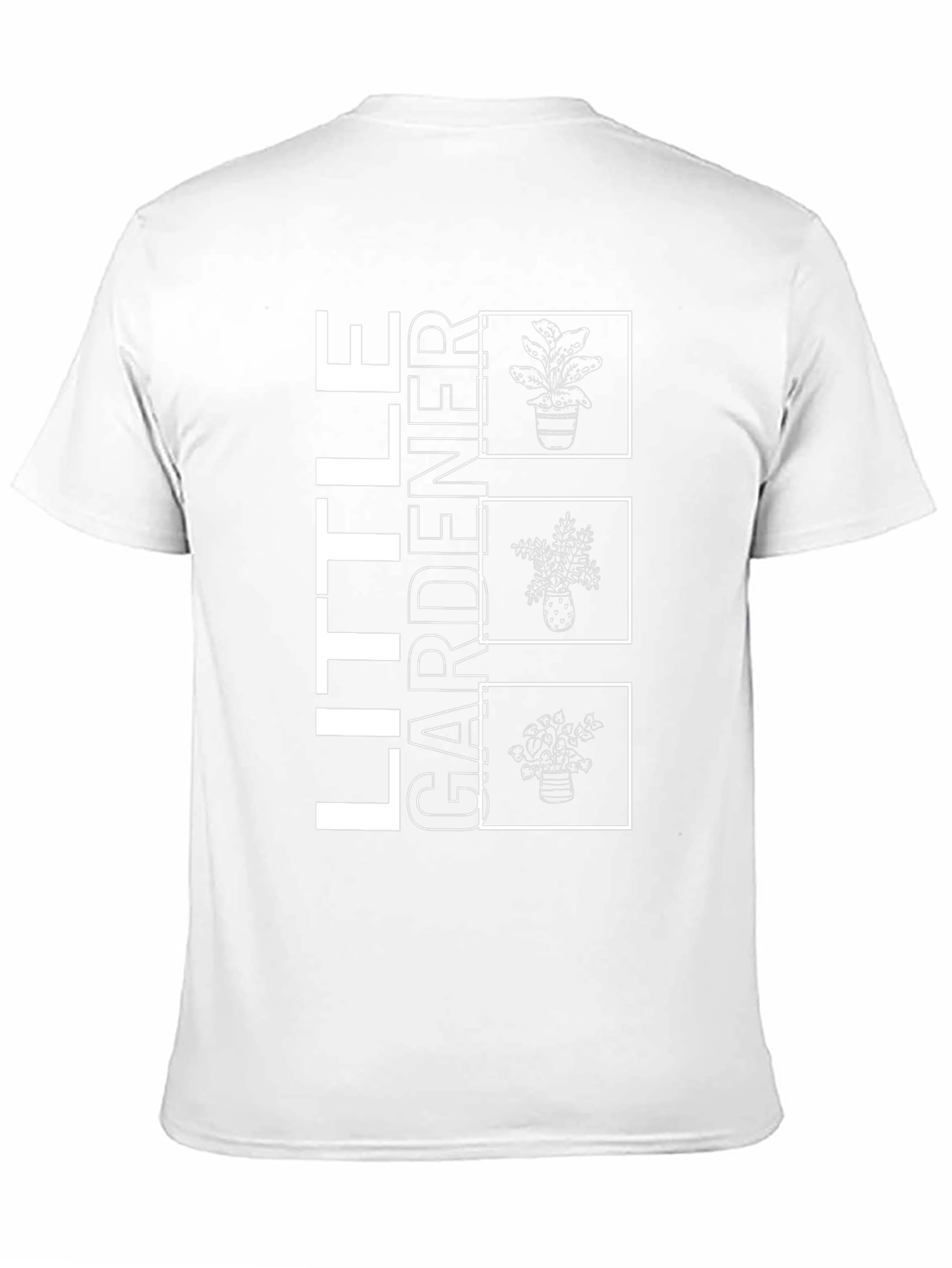 Little Gardener Graphic Print Tee - Black Casual T-Shirt