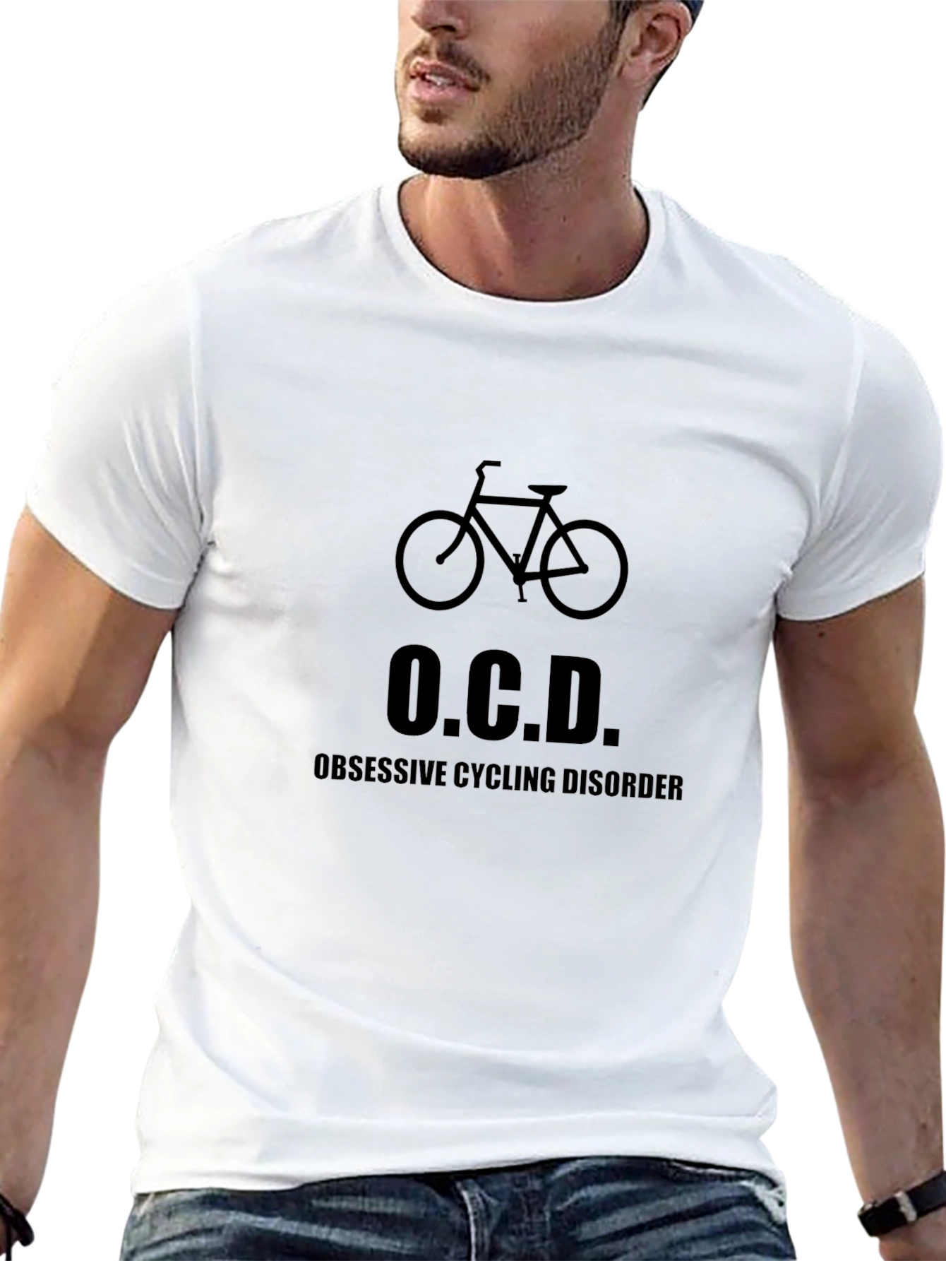 OCD Obsessive Cycling Disorder Graphic T-Shirt