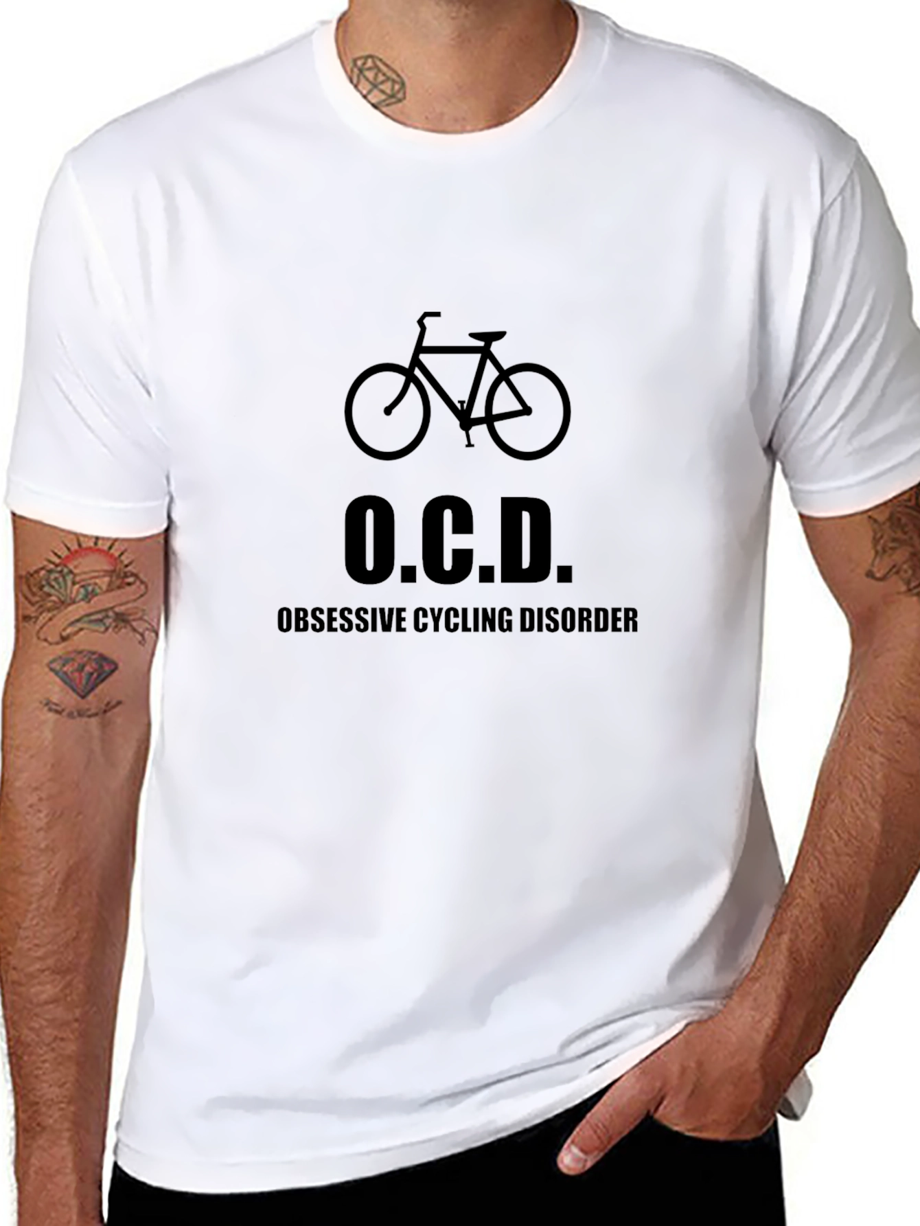 OCD Obsessive Cycling Disorder Graphic T-Shirt