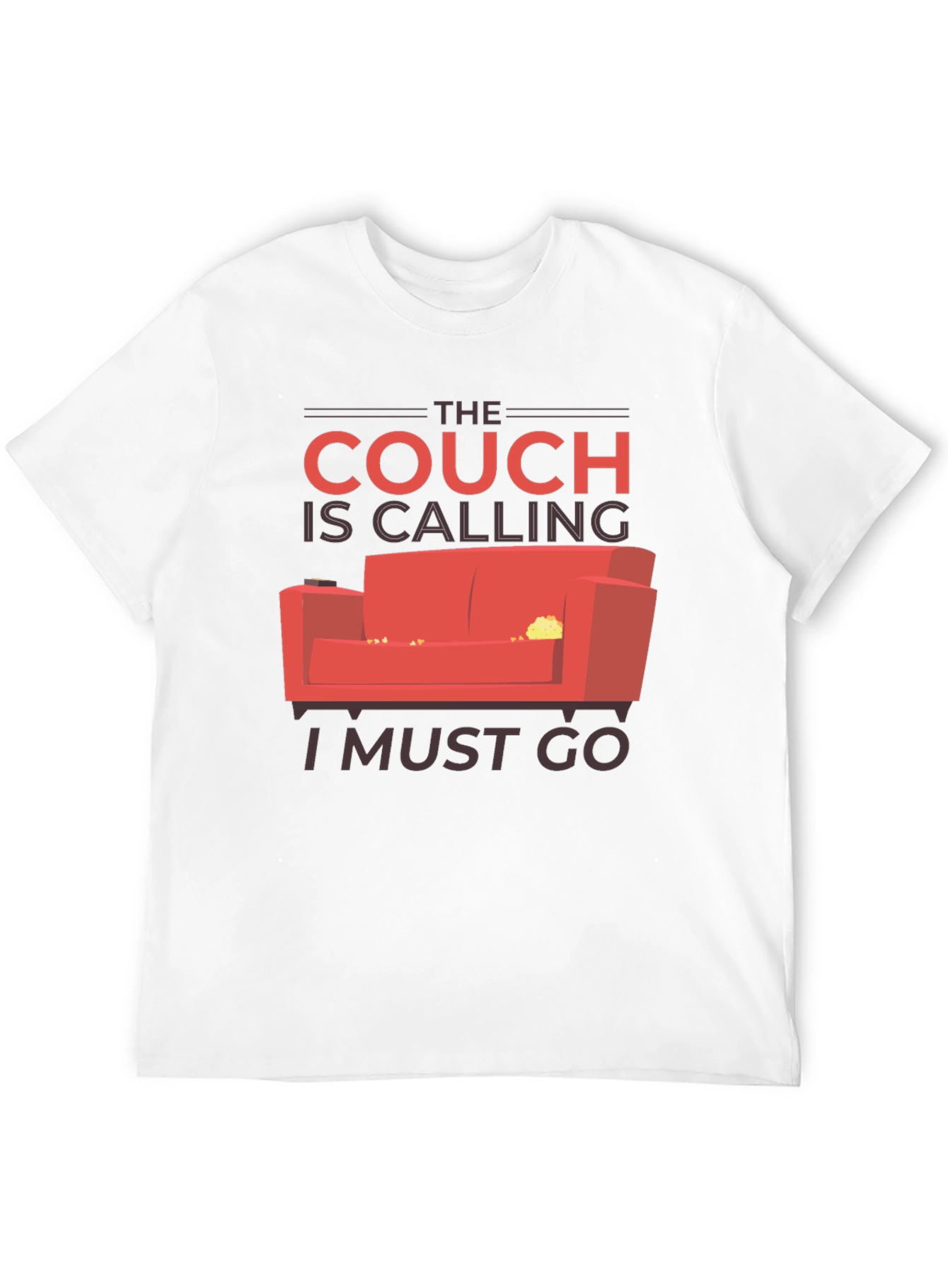 The Couch is Calling T-Shirt - Comfy Style