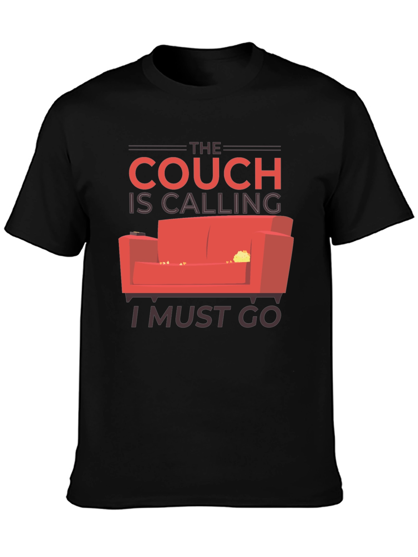 The Couch is Calling T-Shirt - Comfy Style