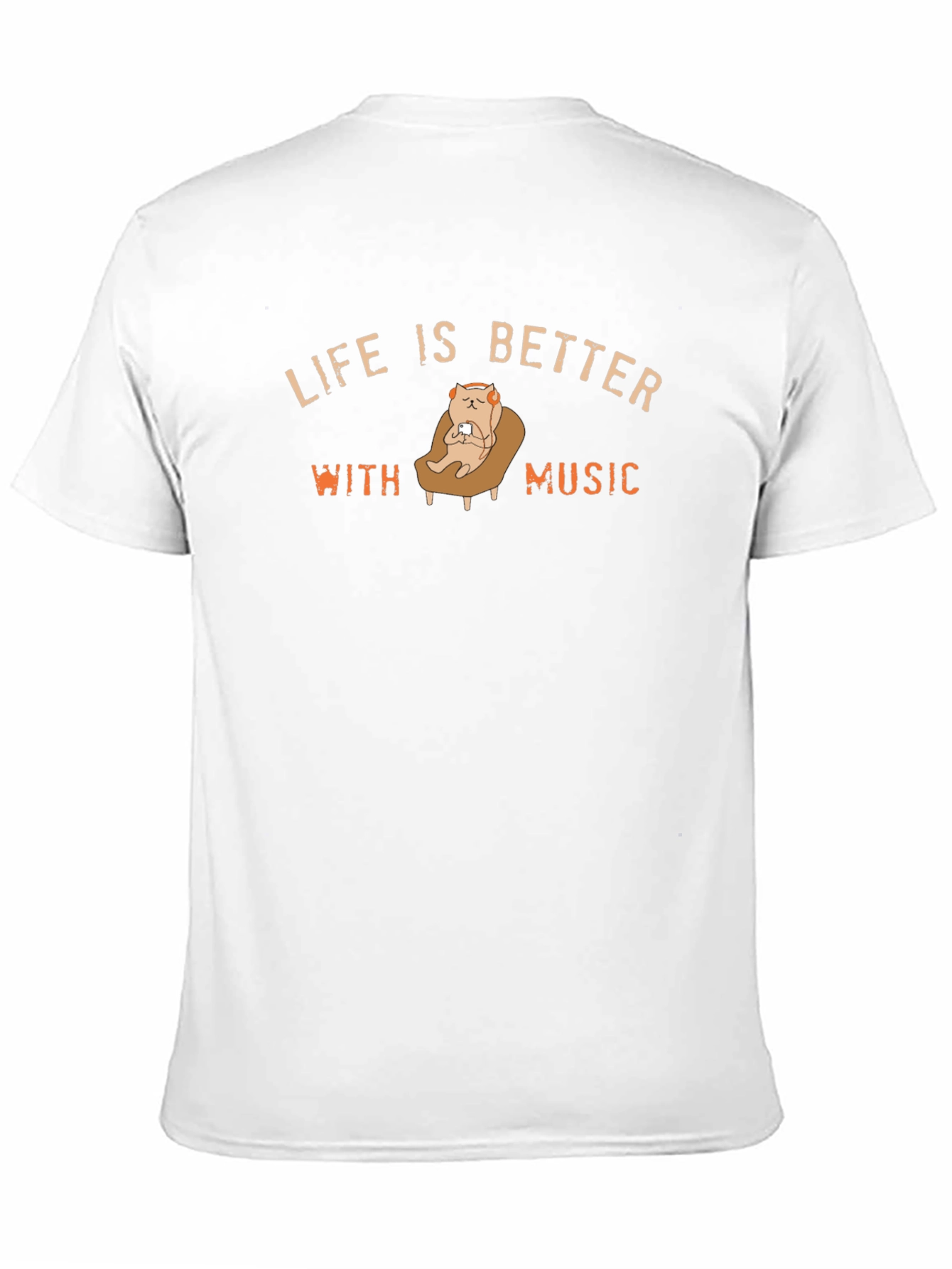 Life is Better with Music Black T-Shirt