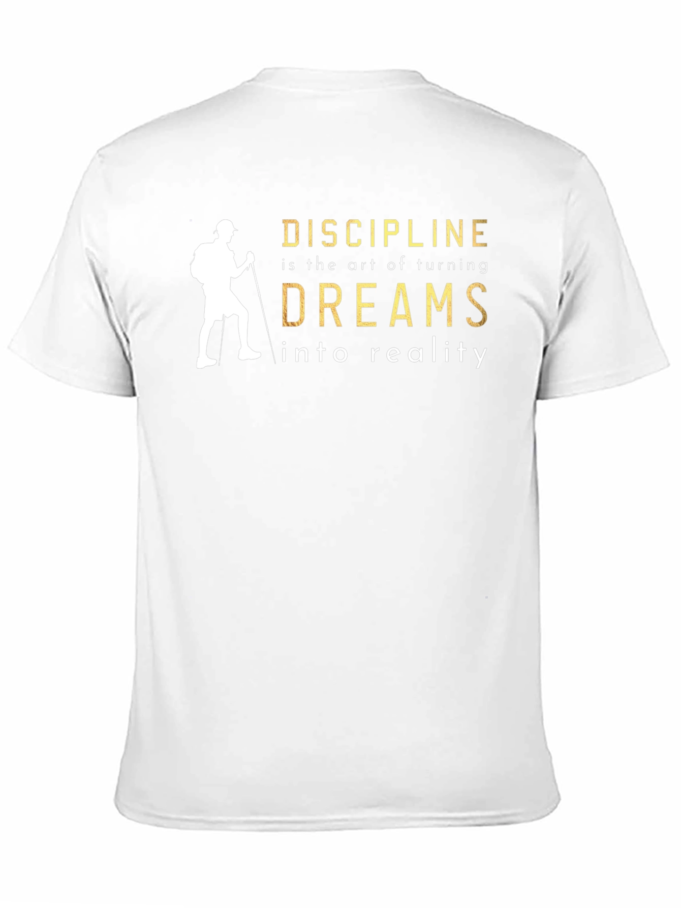 Discipline Dreams T-Shirt - Inspirational Black Tee