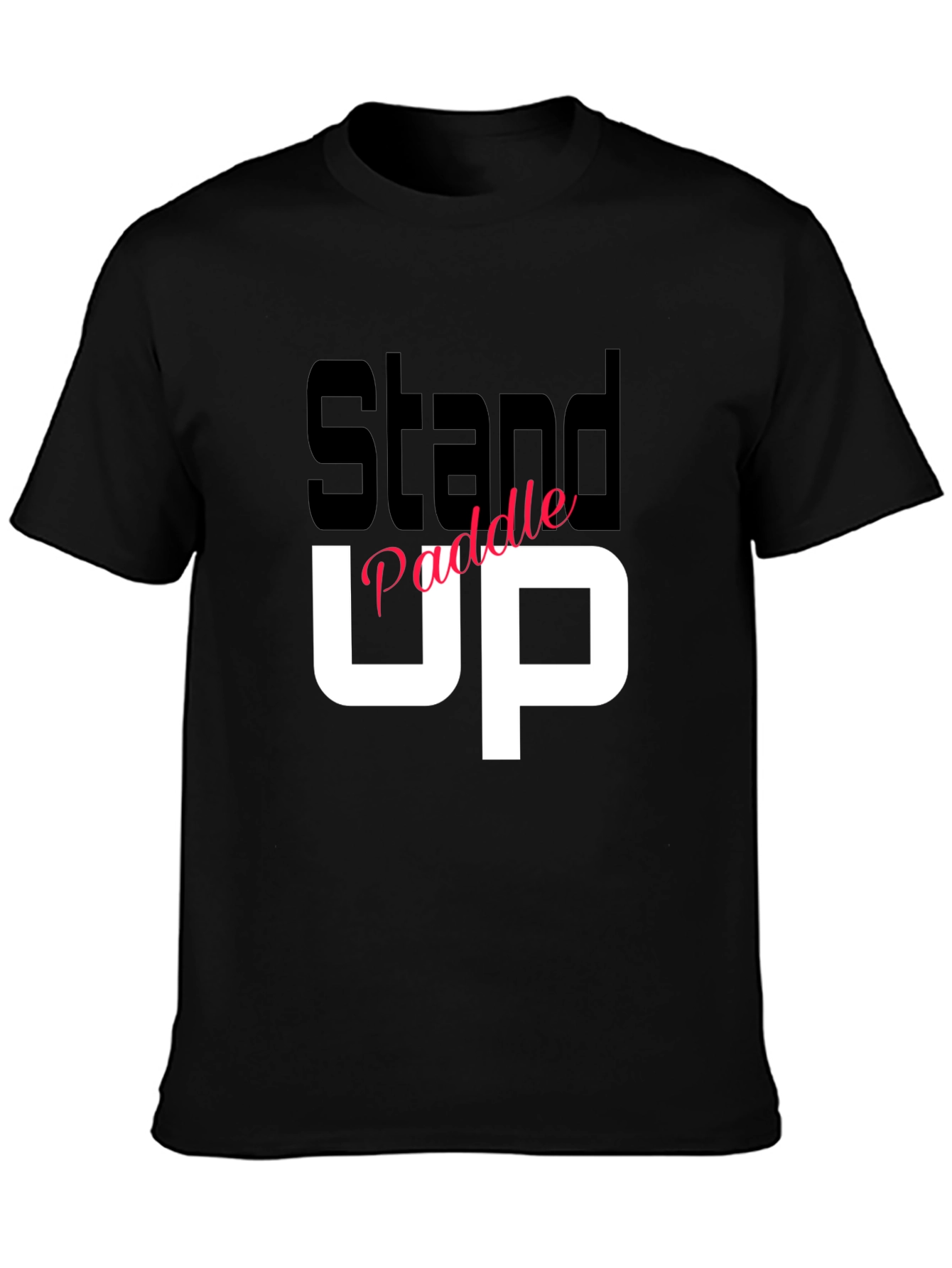 Stand Up Paddle T-Shirt - Black