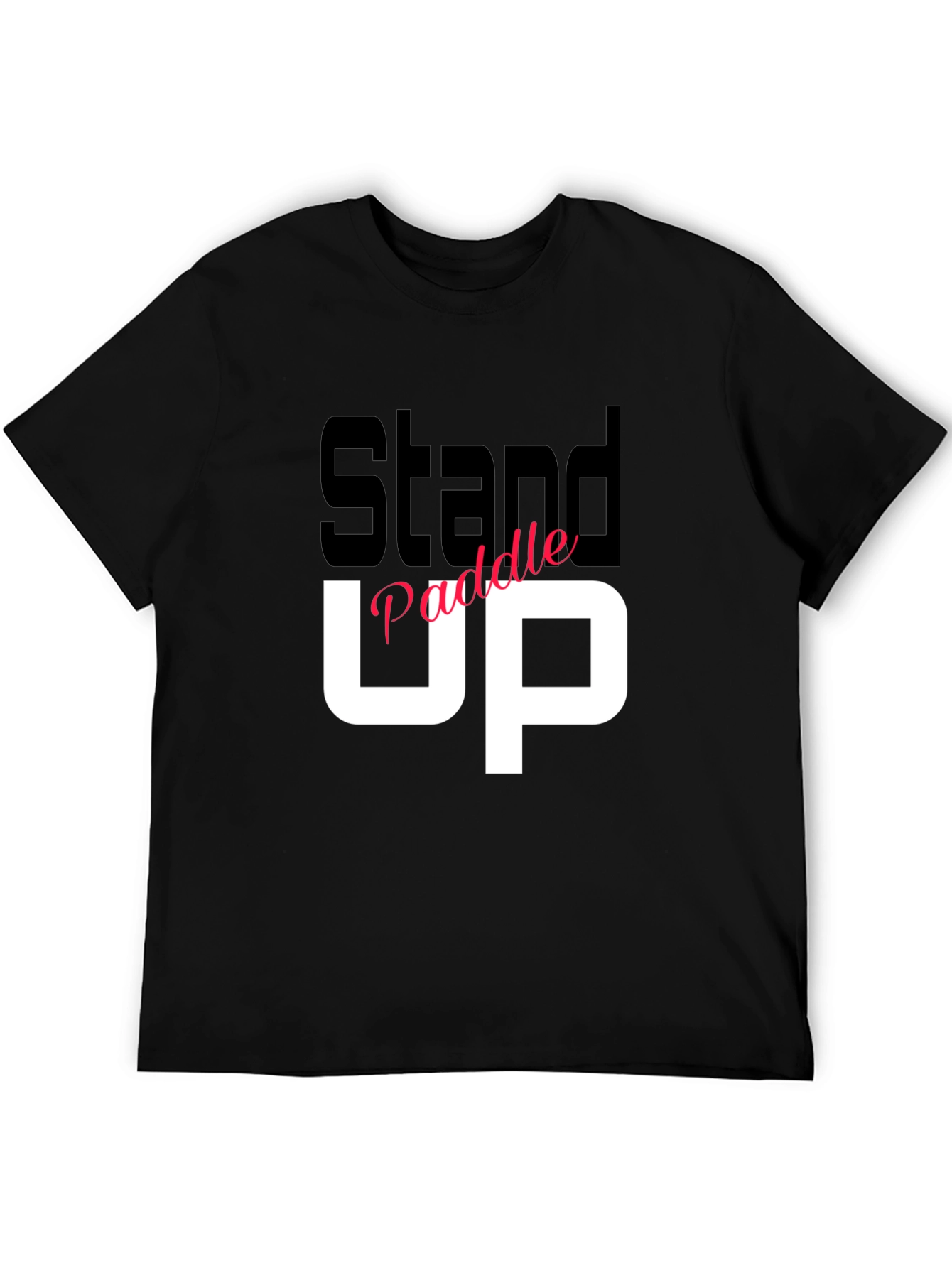 Stand Up Paddle T-Shirt - Black