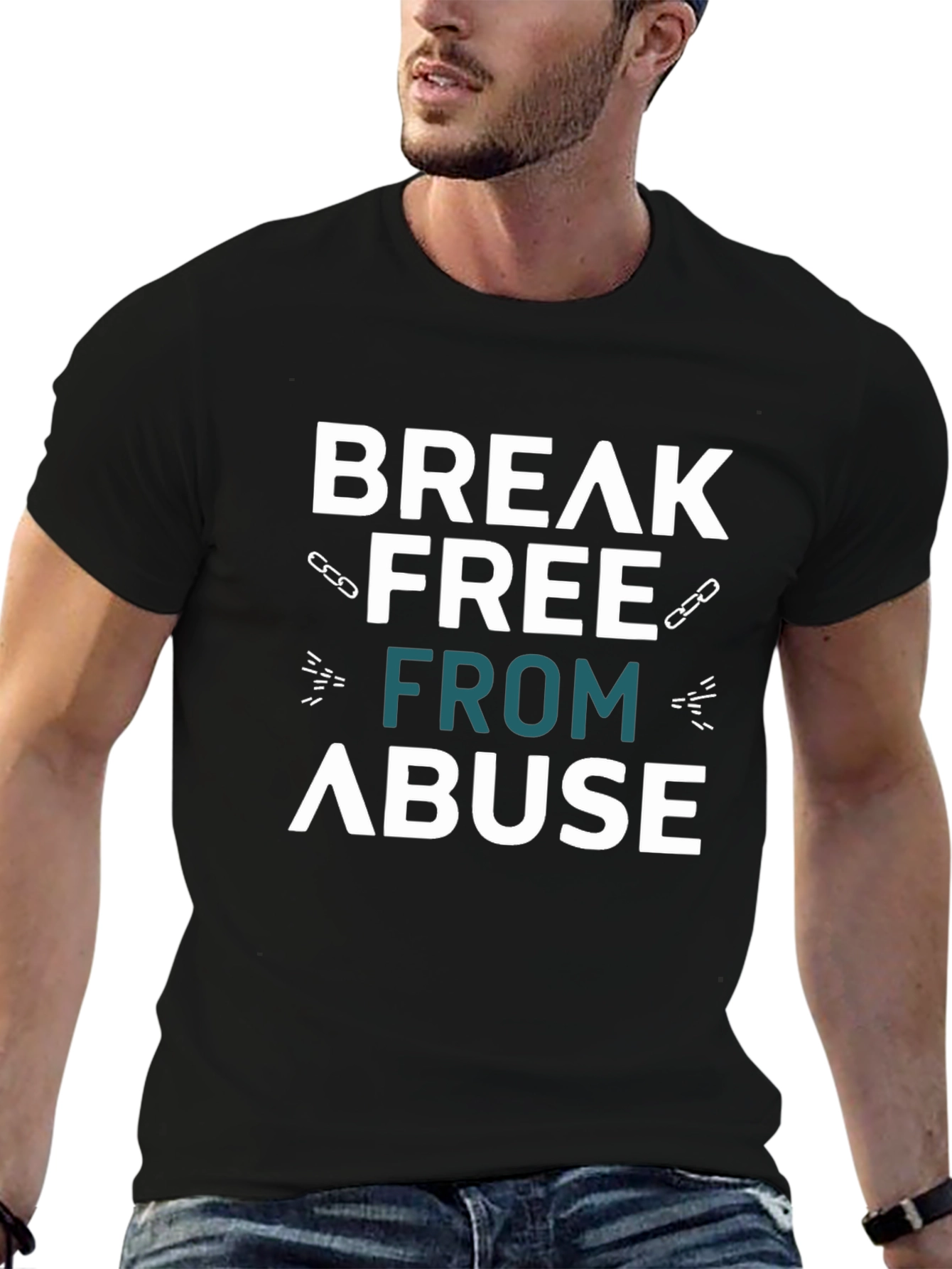 Break Free From Abuse Graphic T-Shirt