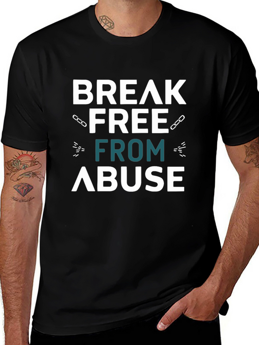 Break Free From Abuse Graphic T-Shirt