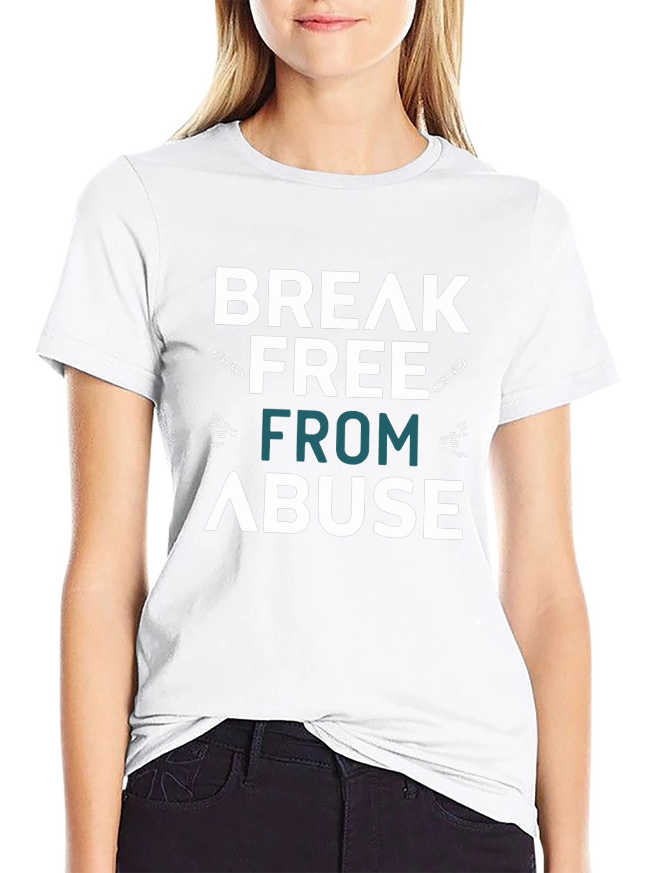 Break Free From Abuse Graphic T-Shirt