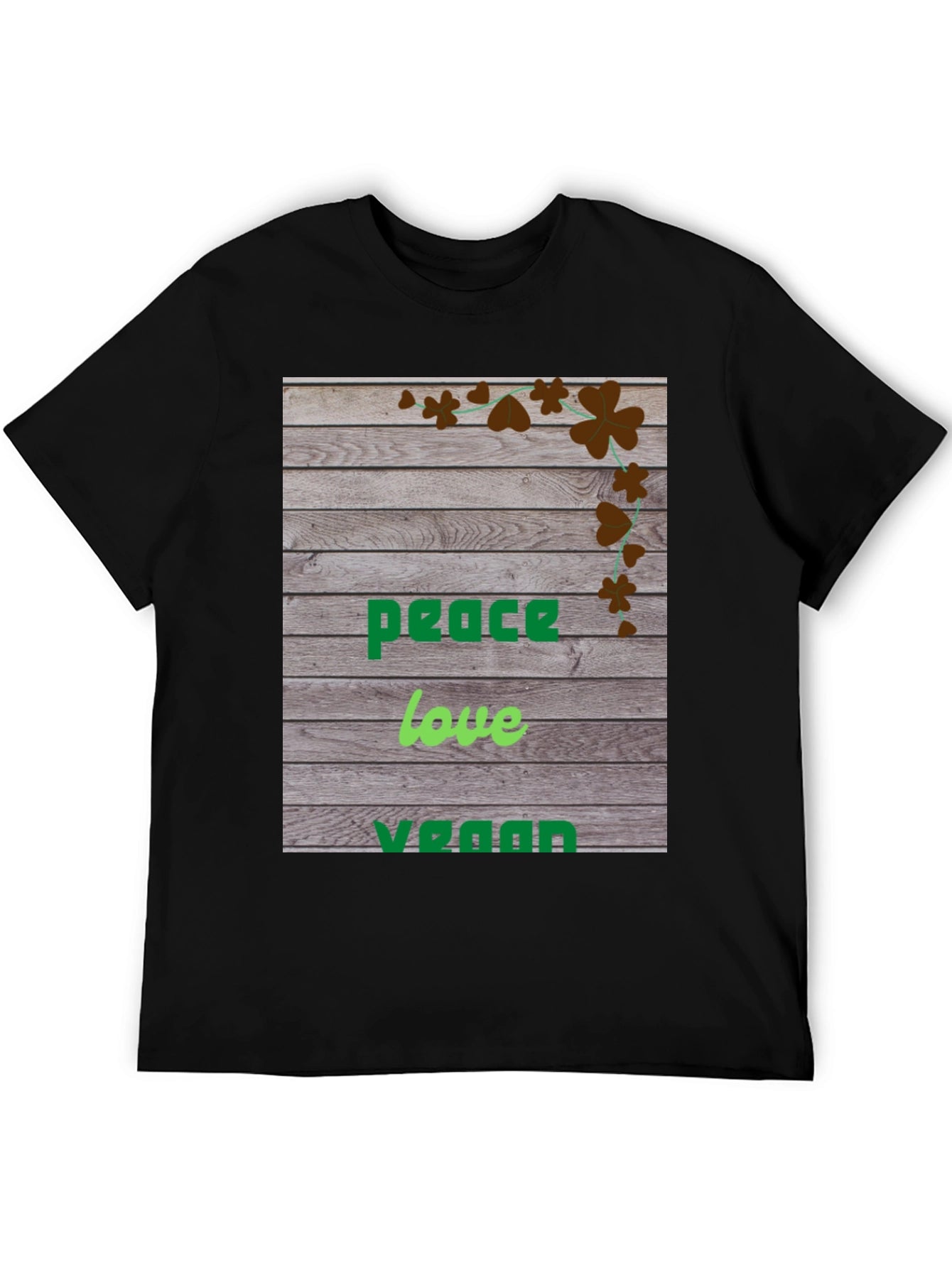 Peace Love Vegan T-Shirt