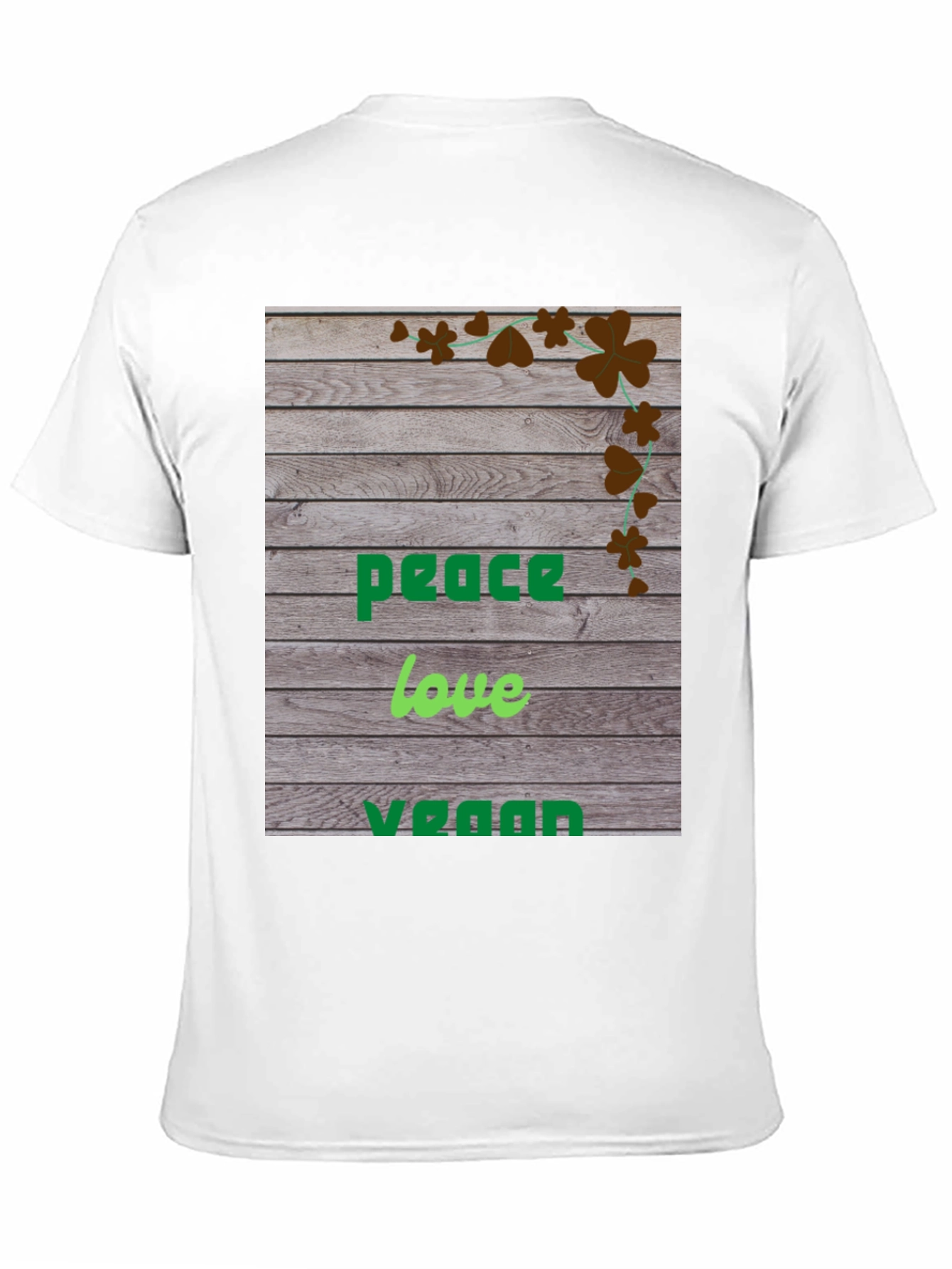 Peace Love Vegan T-Shirt