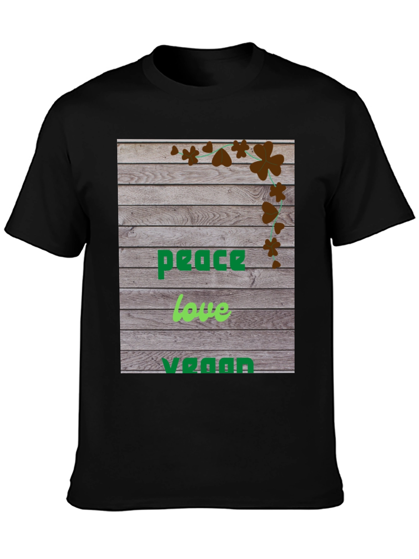 Peace Love Vegan T-Shirt