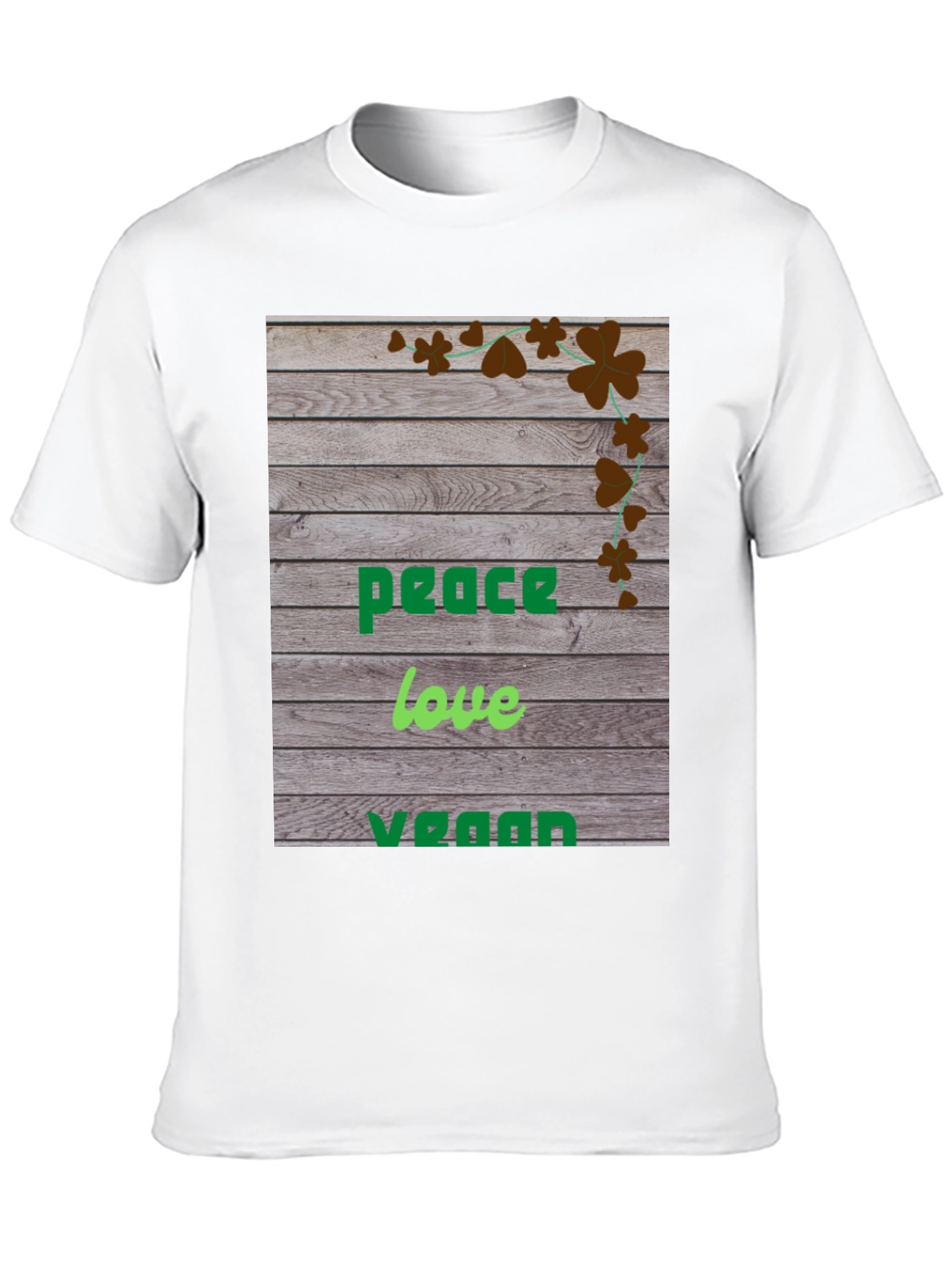 Peace Love Vegan T-Shirt