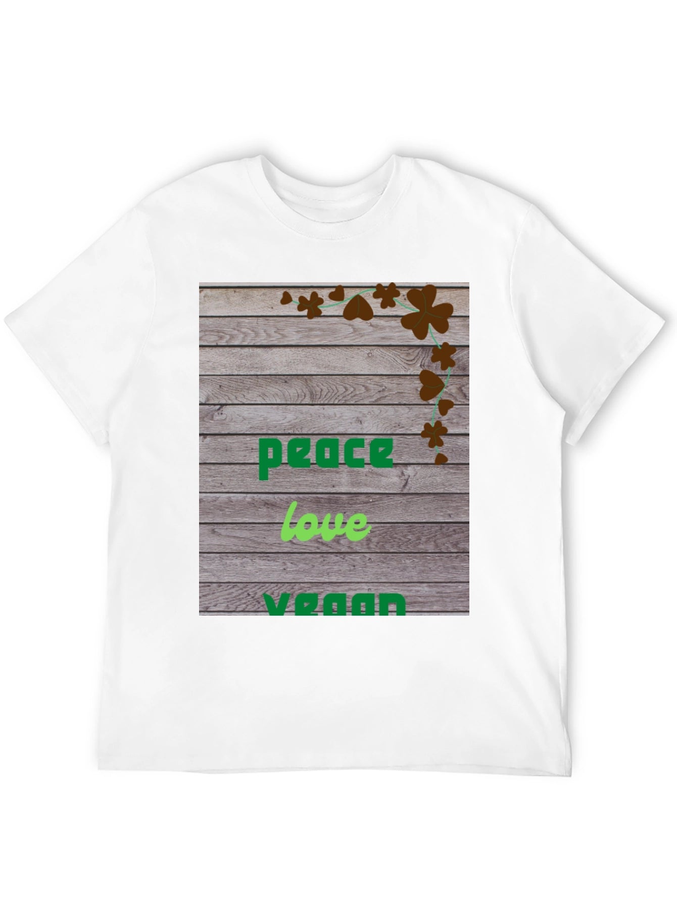 Peace Love Vegan T-Shirt
