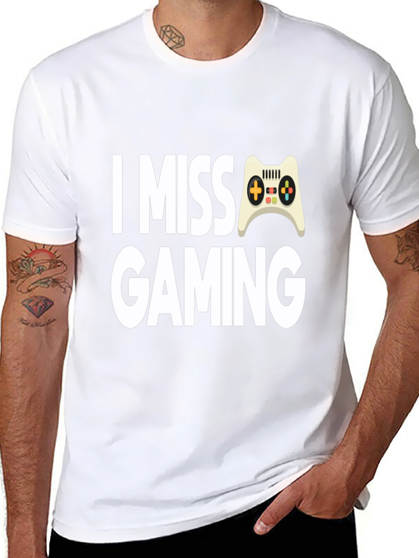 I Miss Gaming T-Shirt - Gamer Nostalgia Tee