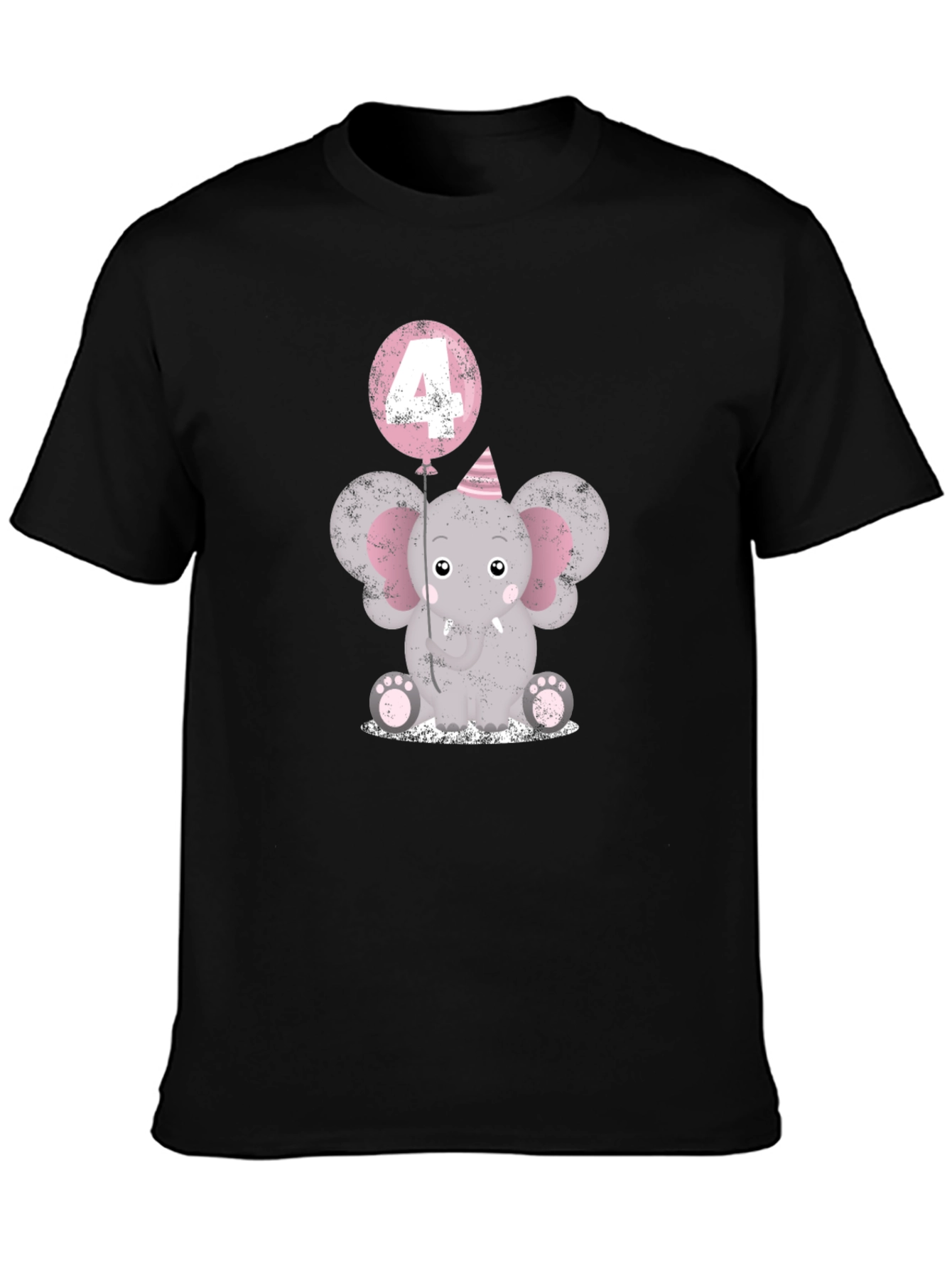 4th Birthday Elephant T-Shirt