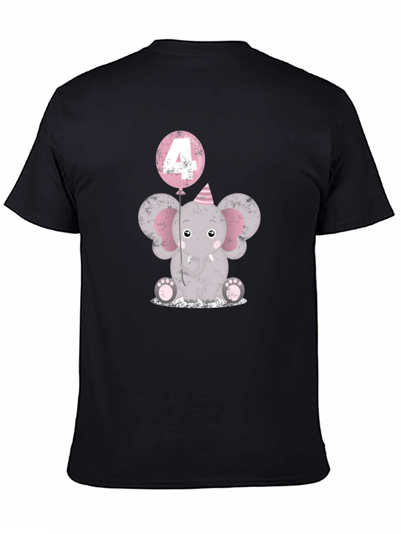 4th Birthday Elephant T-Shirt
