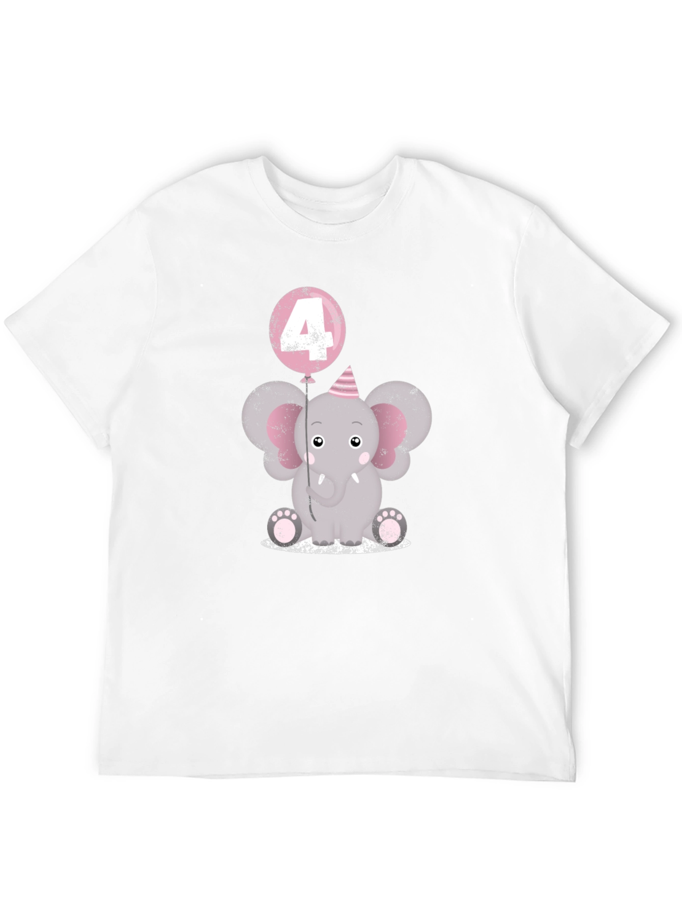 4th Birthday Elephant T-Shirt