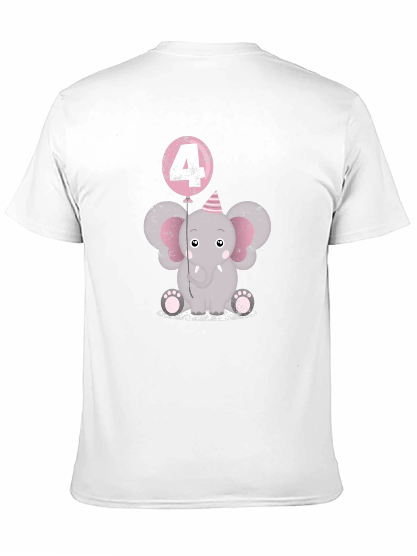 4th Birthday Elephant T-Shirt