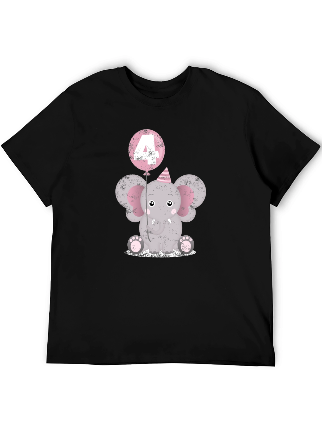 4th Birthday Elephant T-Shirt