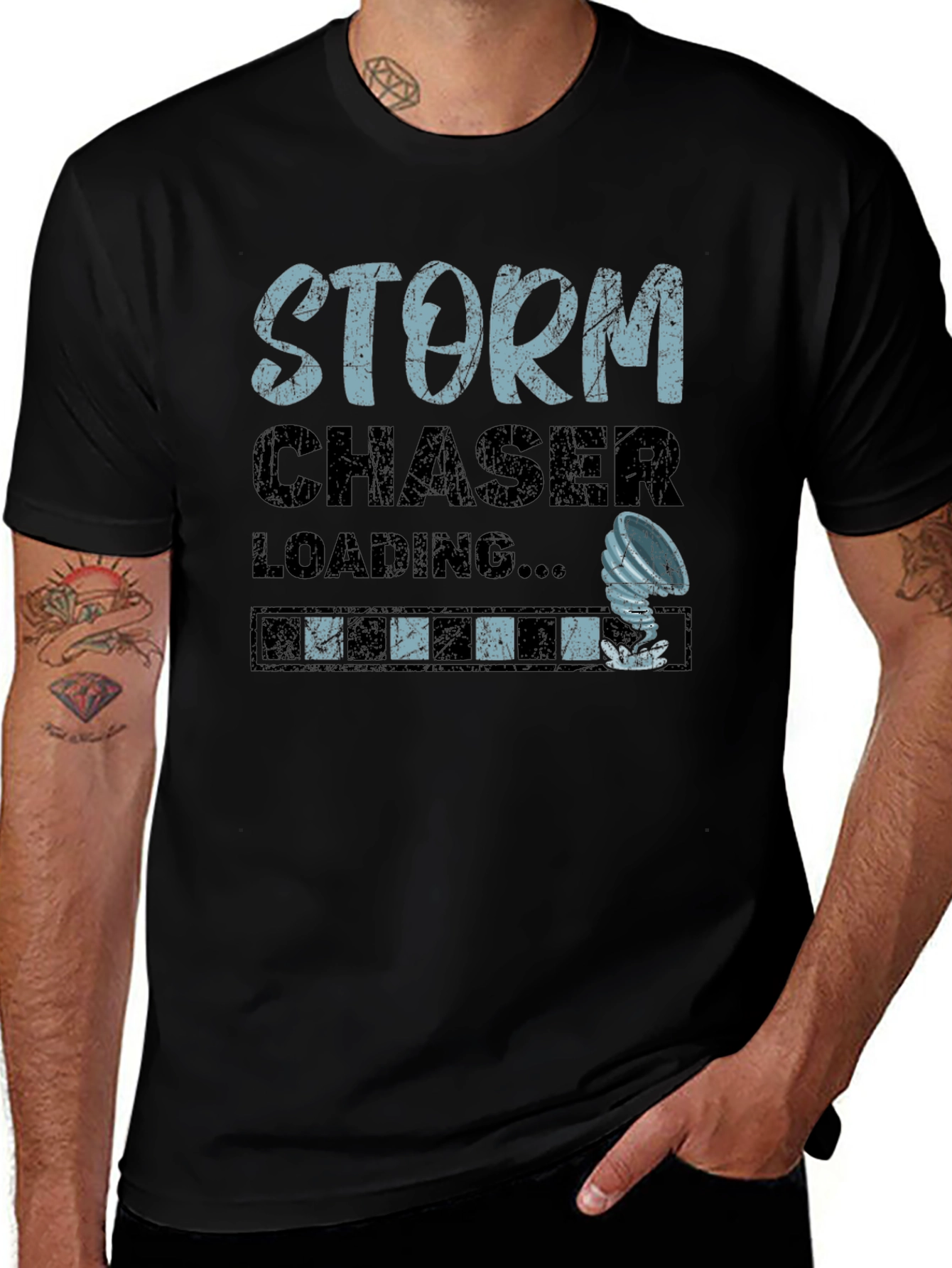 Storm Chaser Loading T-Shirt - Weather Enthusiast Tee