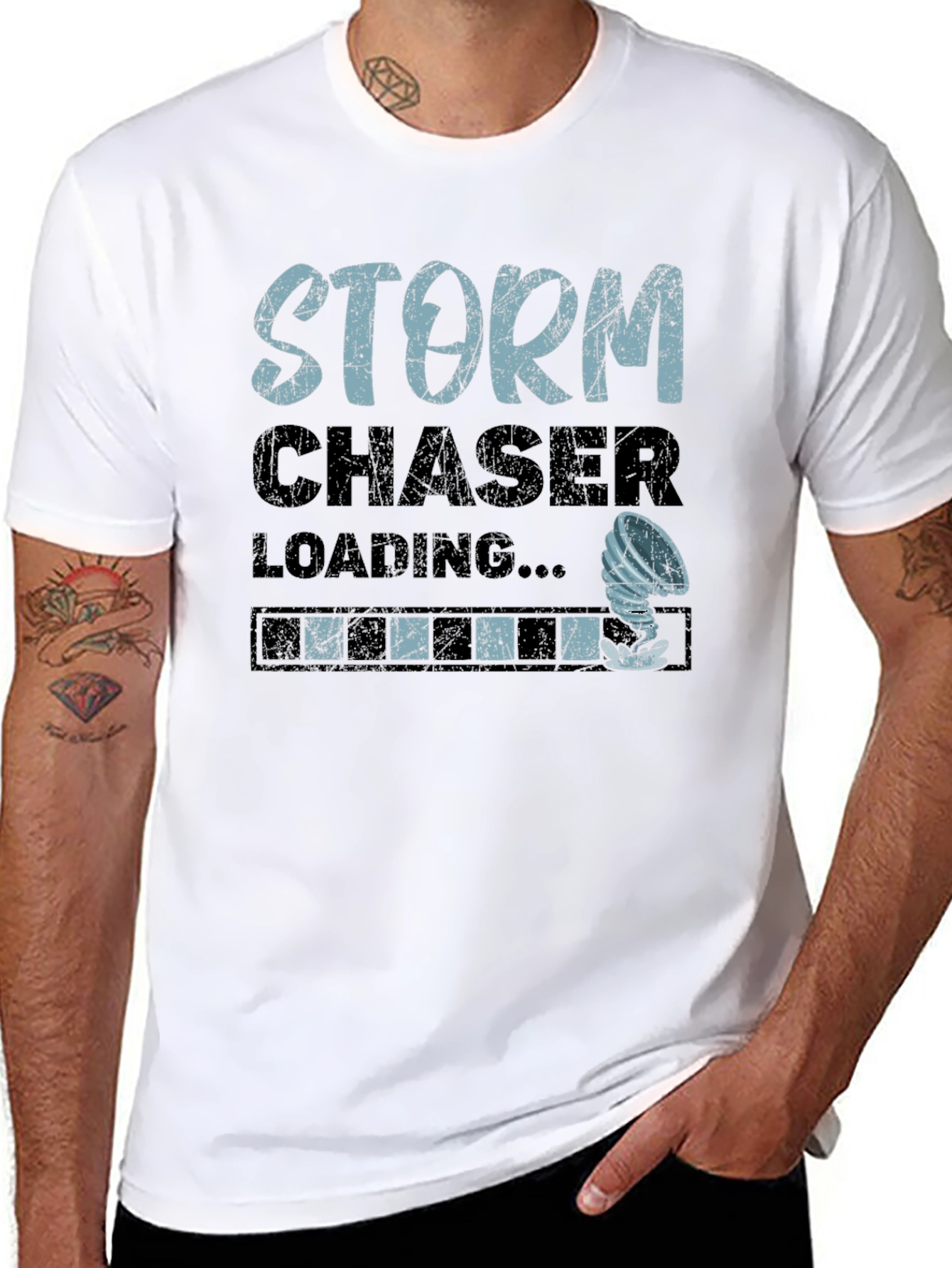 Storm Chaser Loading T-Shirt - Weather Enthusiast Tee