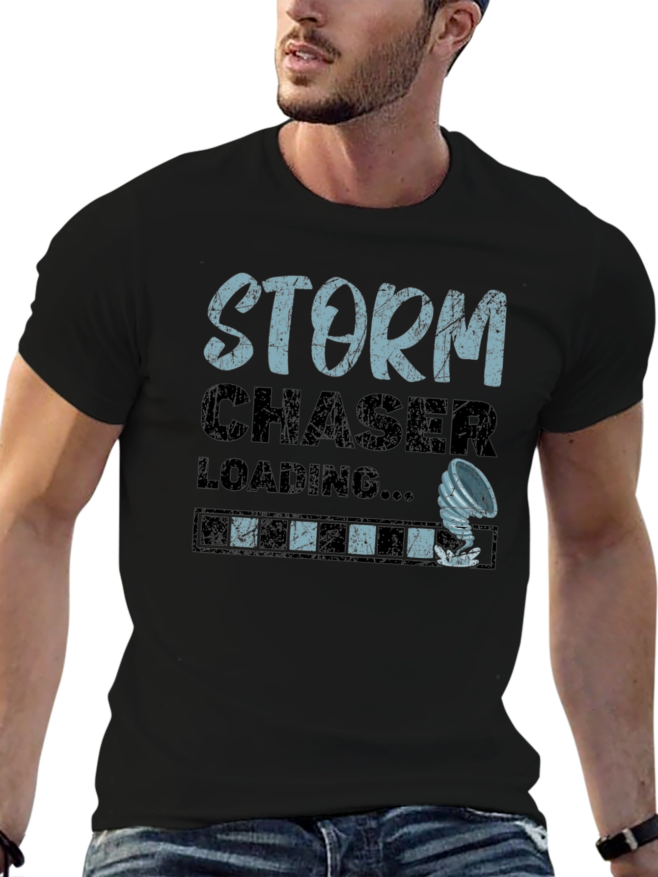 Storm Chaser Loading T-Shirt - Weather Enthusiast Tee