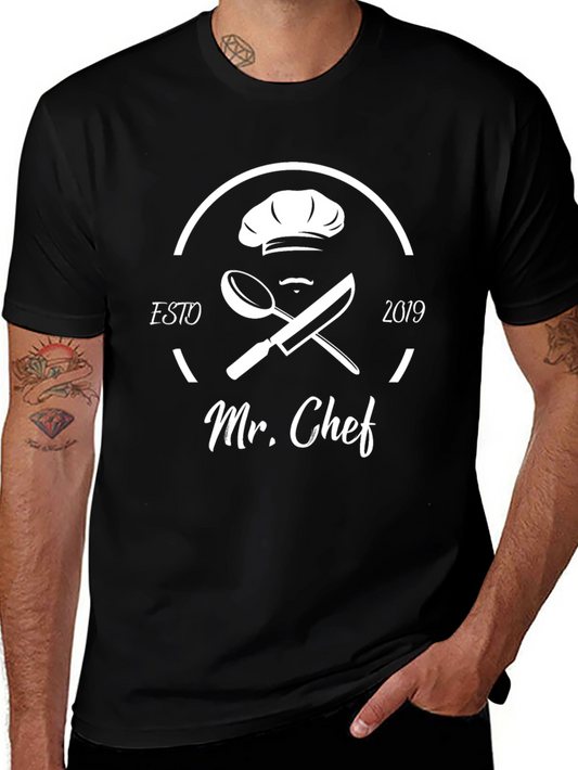 Mr. Chef T-Shirt - ESTD 2019 - Premium Cotton Comfort
