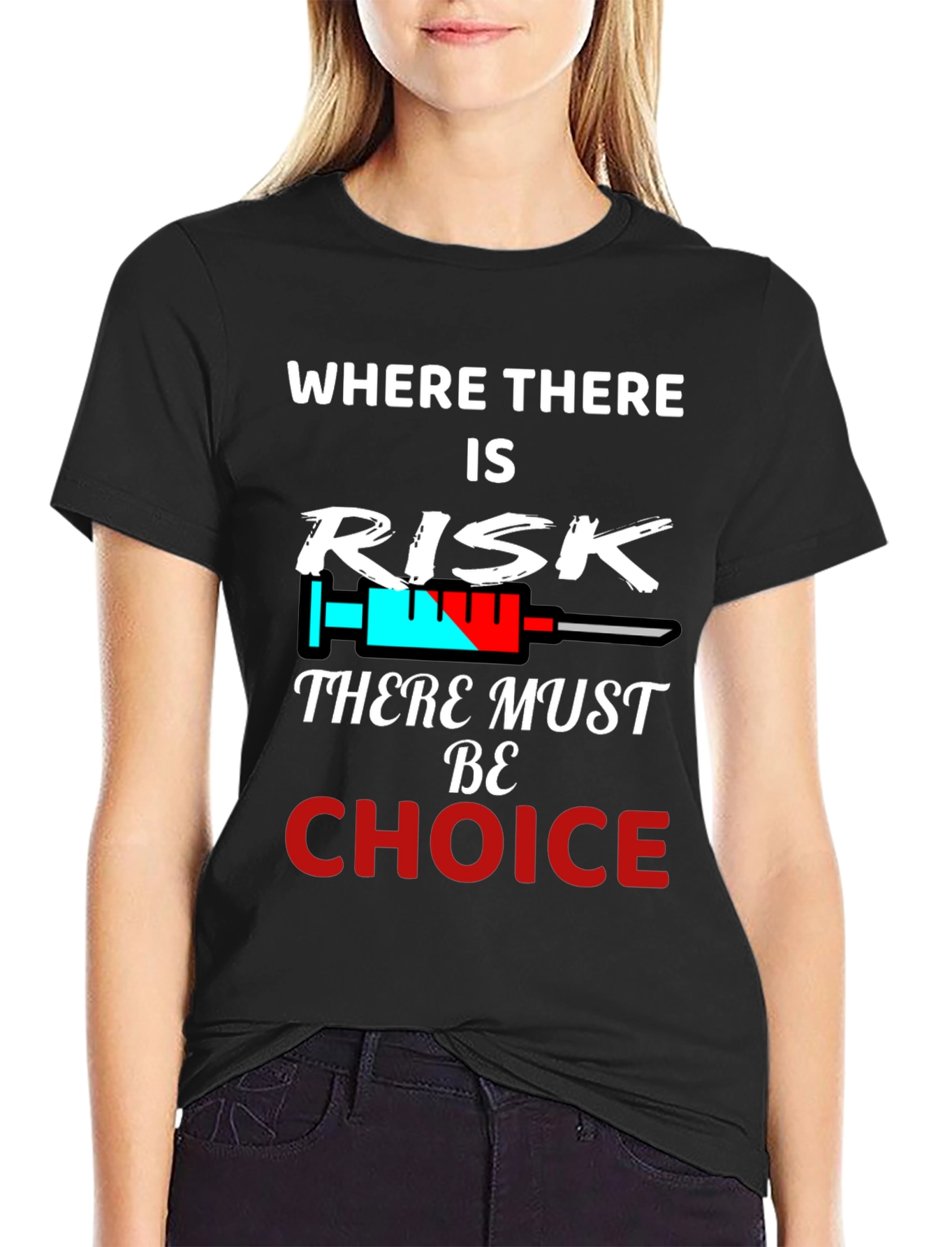 Risk & Choice Tee - Pro Freedom Graphic T-Shirt