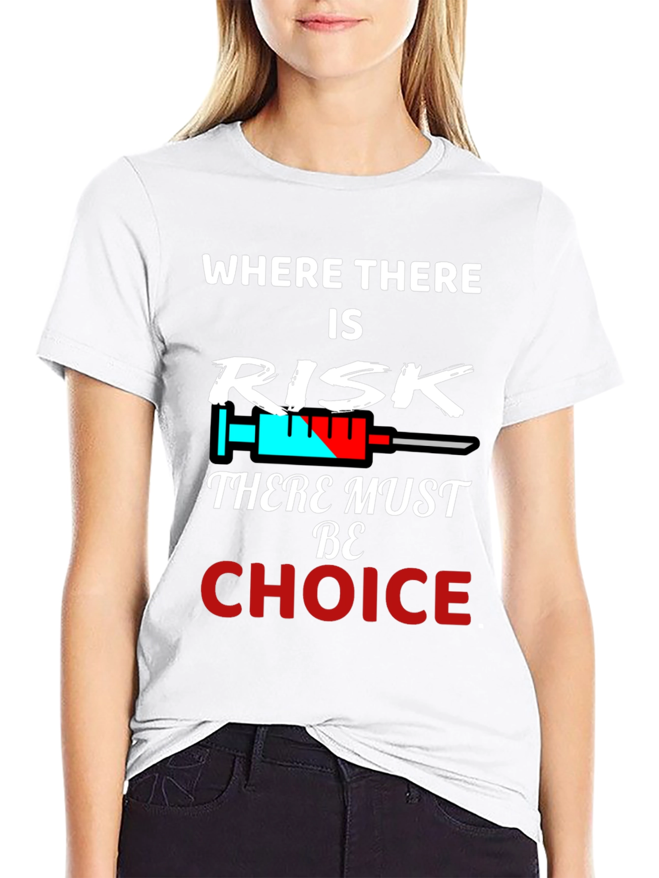 Risk & Choice Tee - Pro Freedom Graphic T-Shirt