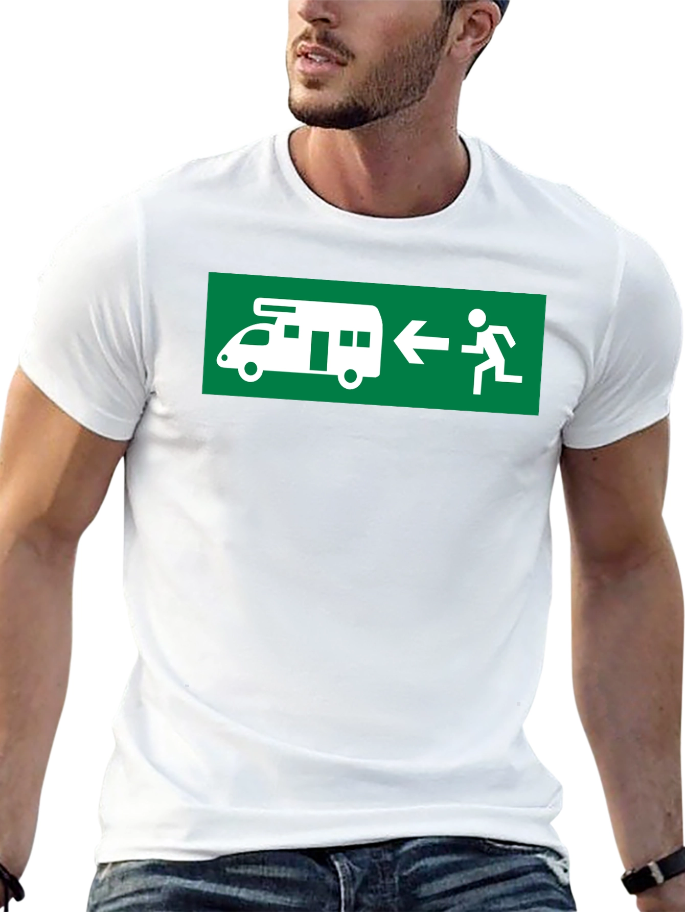 Escape the RV T-Shirt: Funny Camping Humor Tee