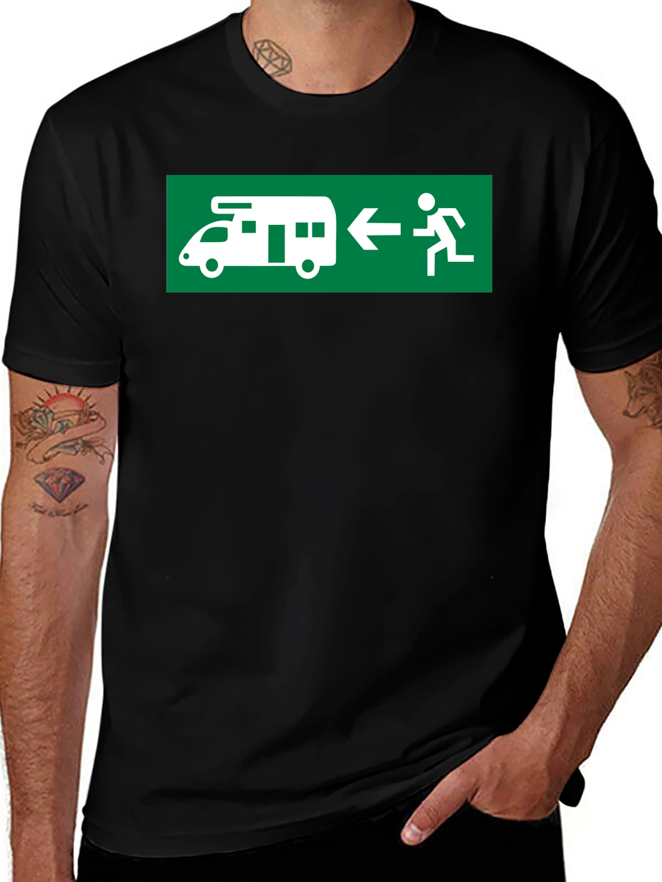 Escape the RV T-Shirt: Funny Camping Humor Tee