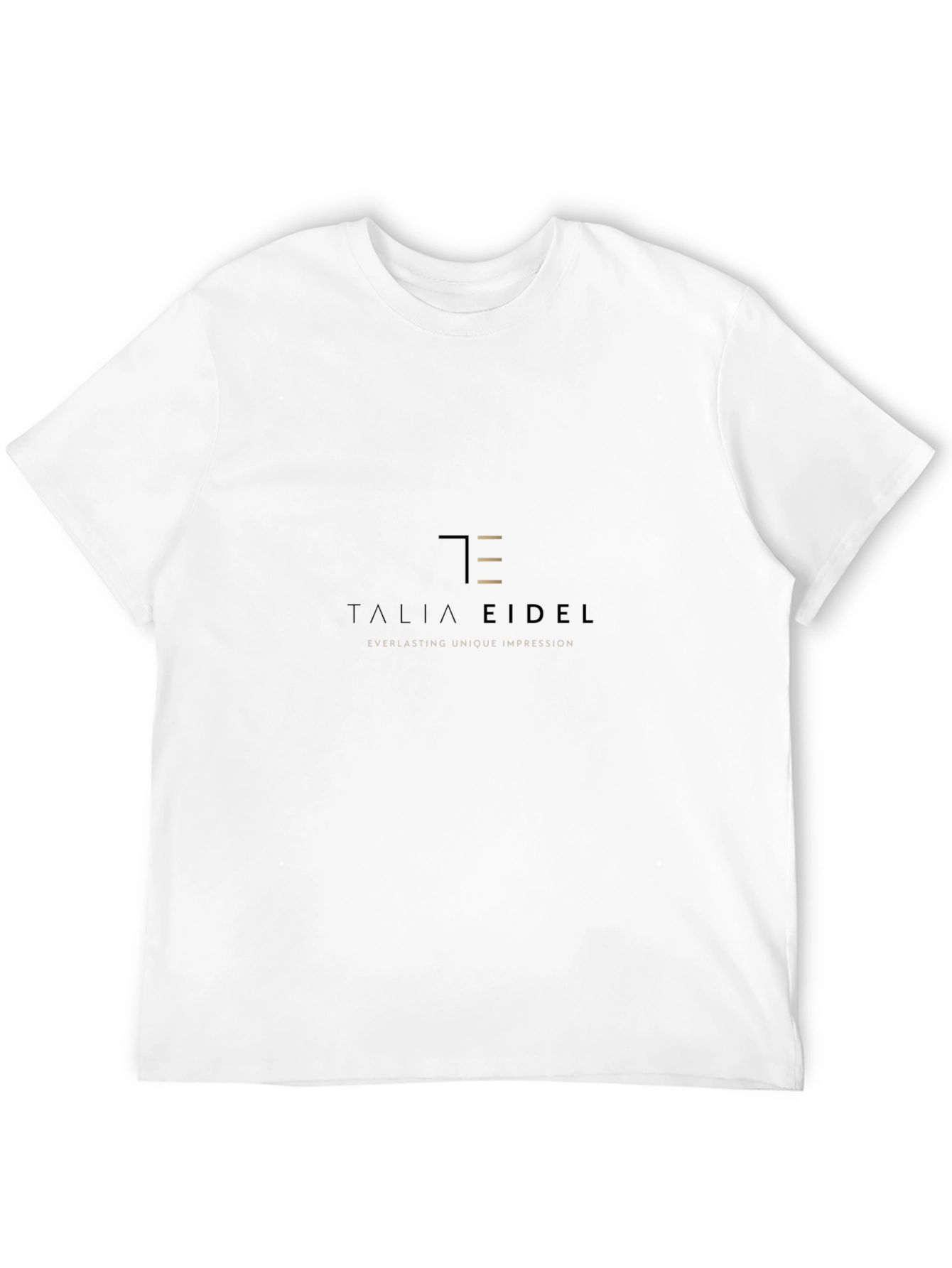 Talia Eidel Black Graphic Tee - Everlasting Impression