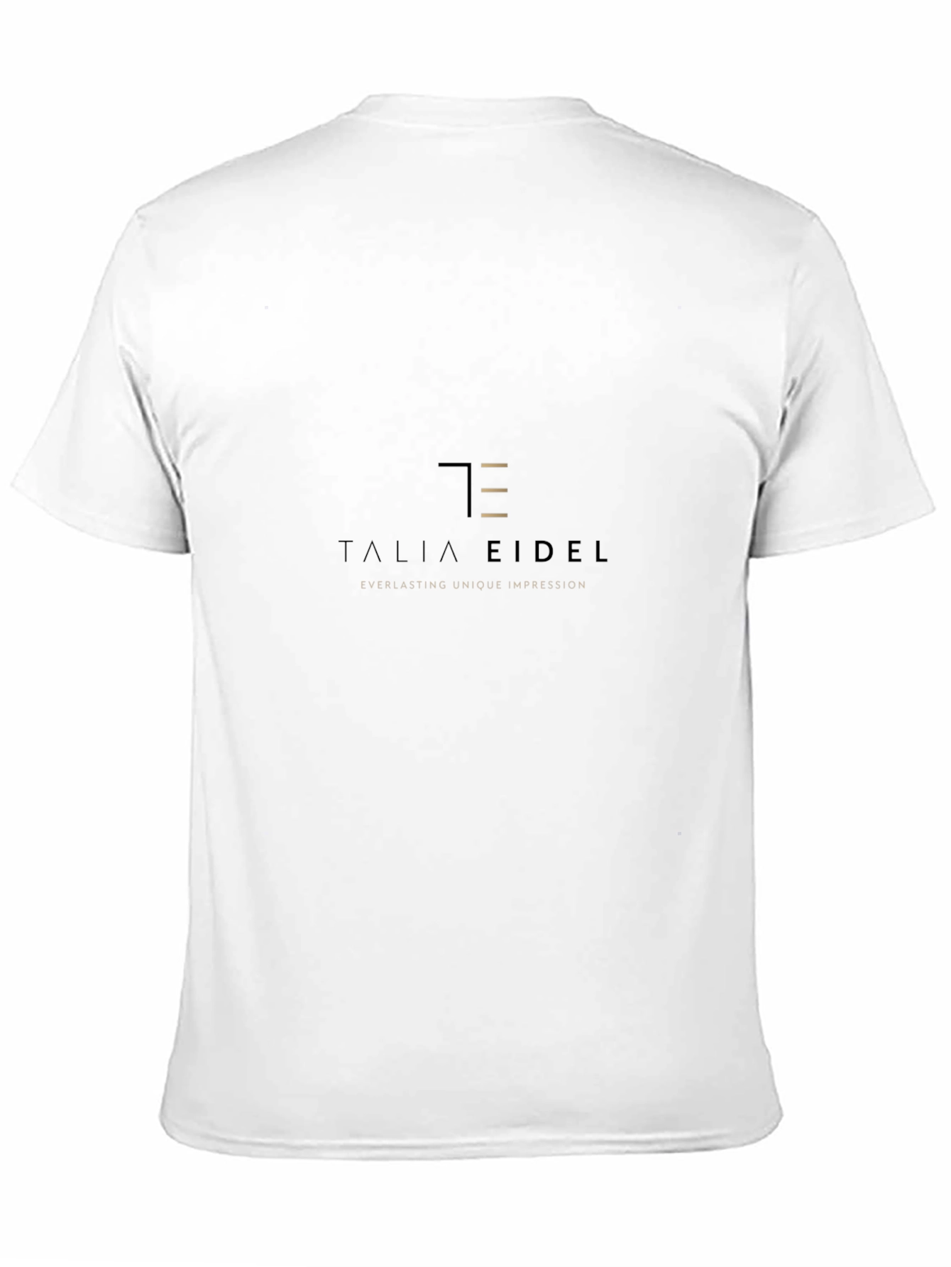 Talia Eidel Black Graphic Tee - Everlasting Impression