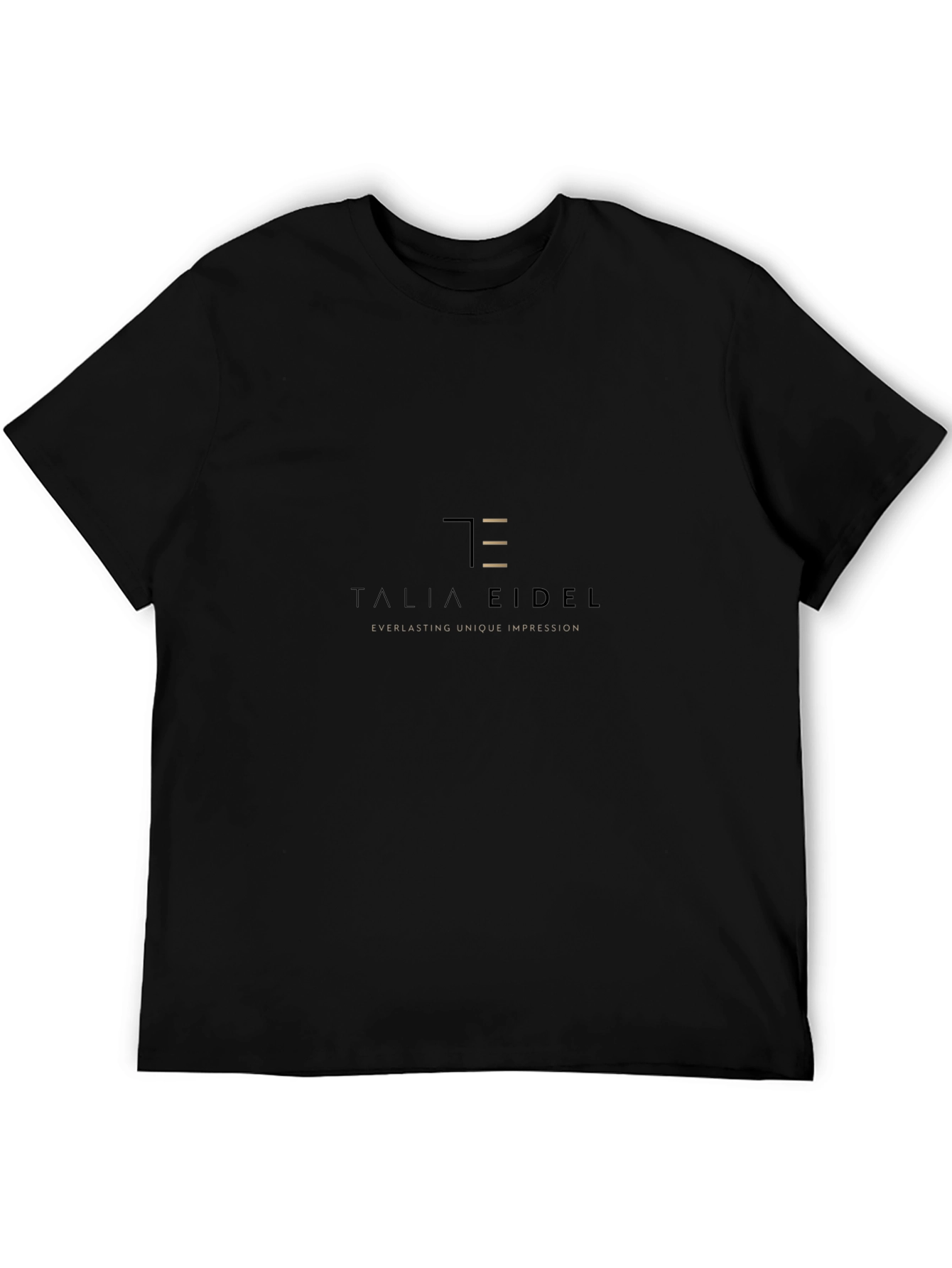 Talia Eidel Black Graphic Tee - Everlasting Impression