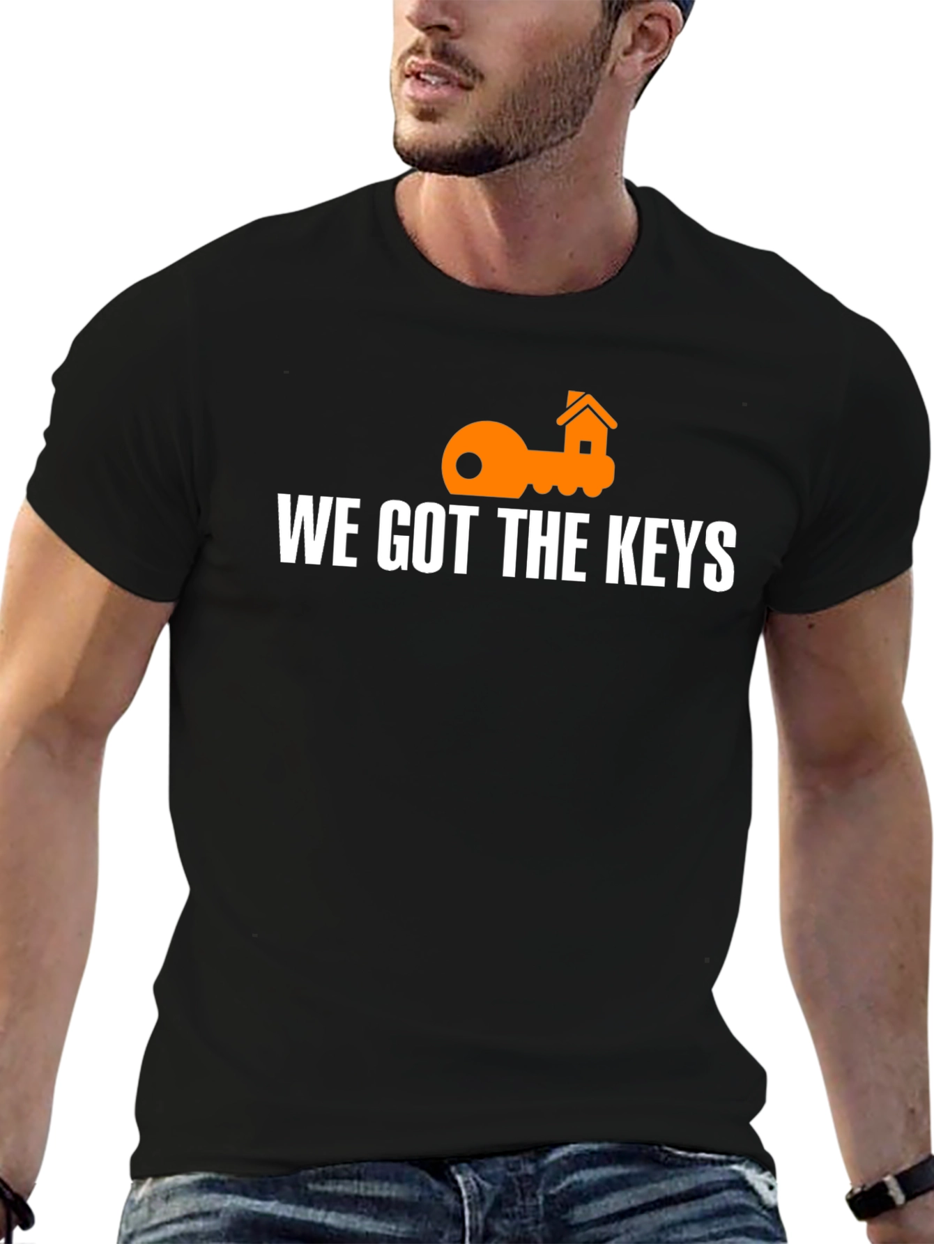 We Got The Keys T-Shirt - House Key Design