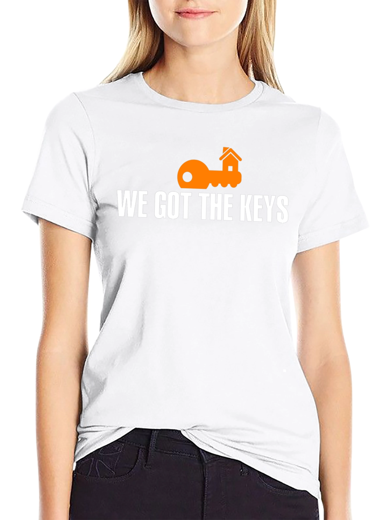 We Got The Keys T-Shirt - House Key Design