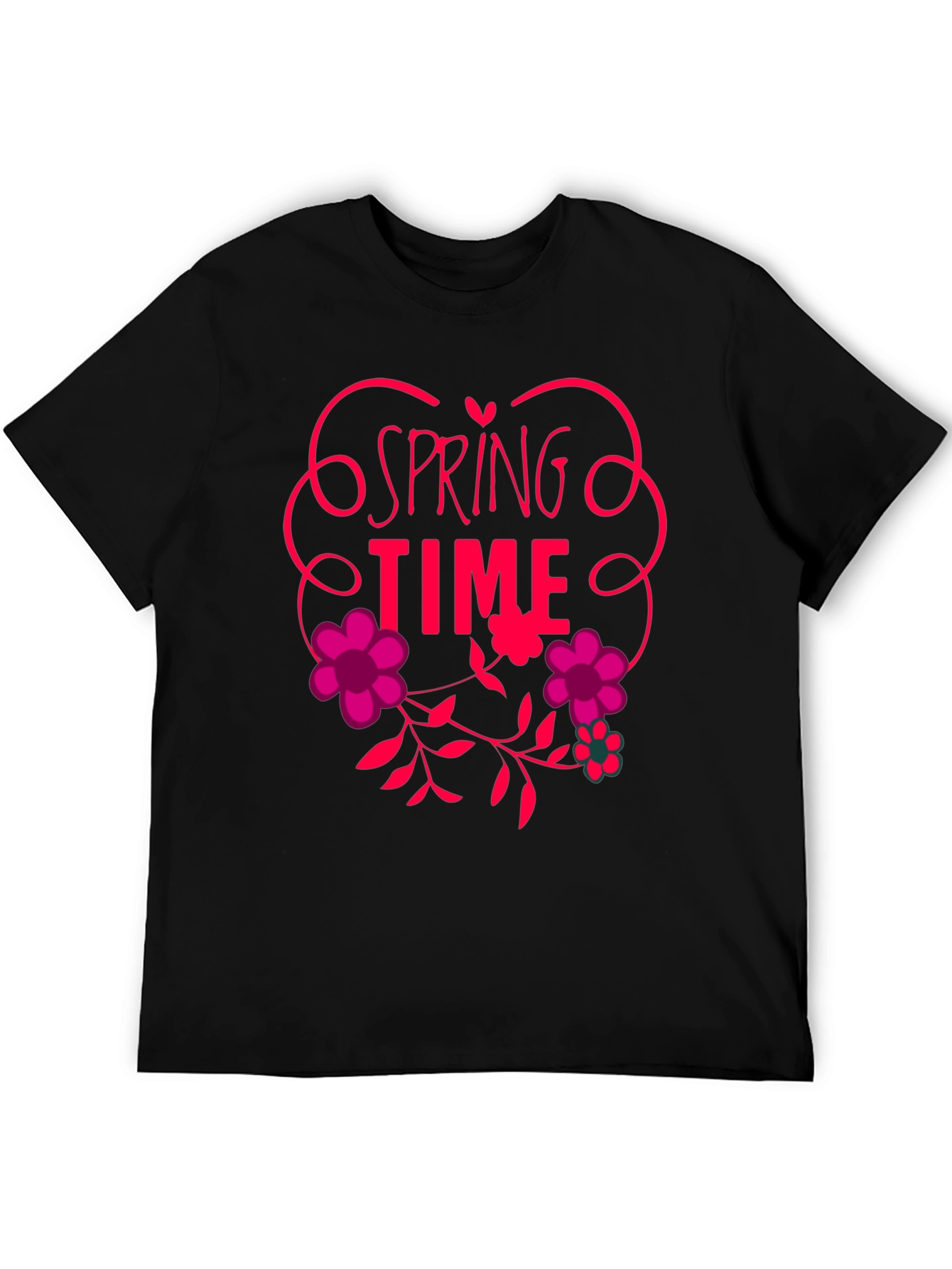 Spring Time Floral Graphic Tee