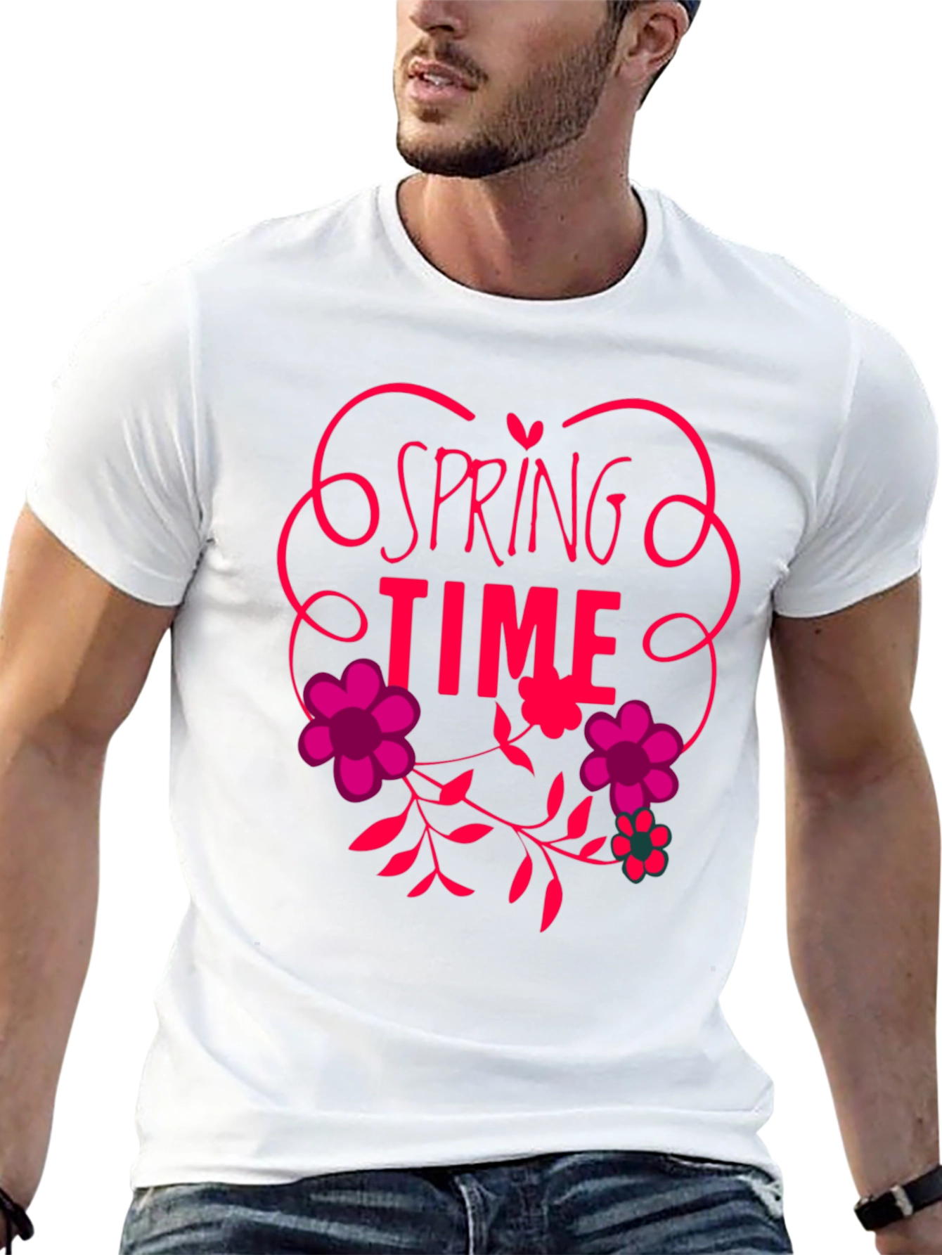 Spring Time Floral Graphic Tee