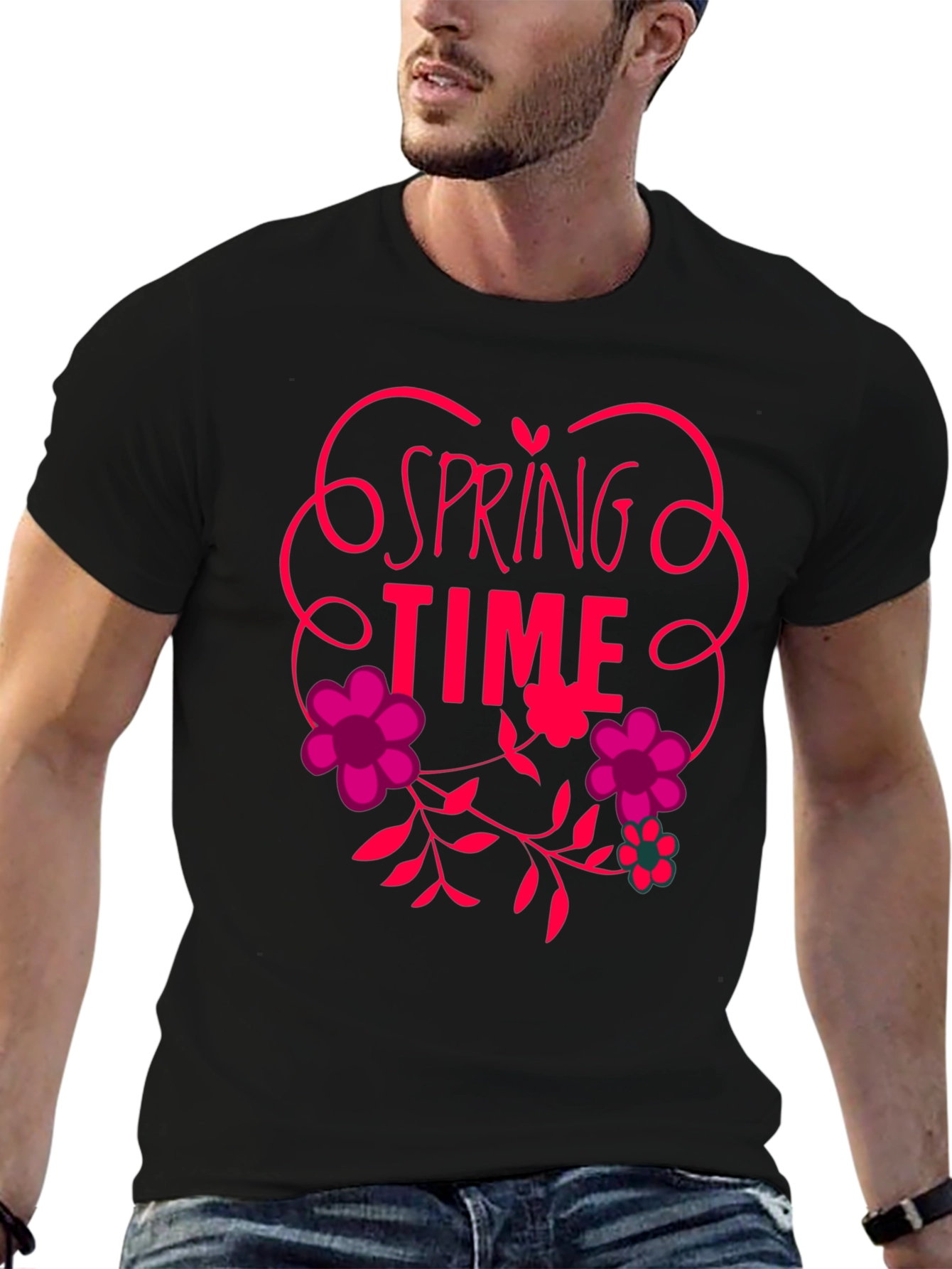 Spring Time Floral Graphic Tee