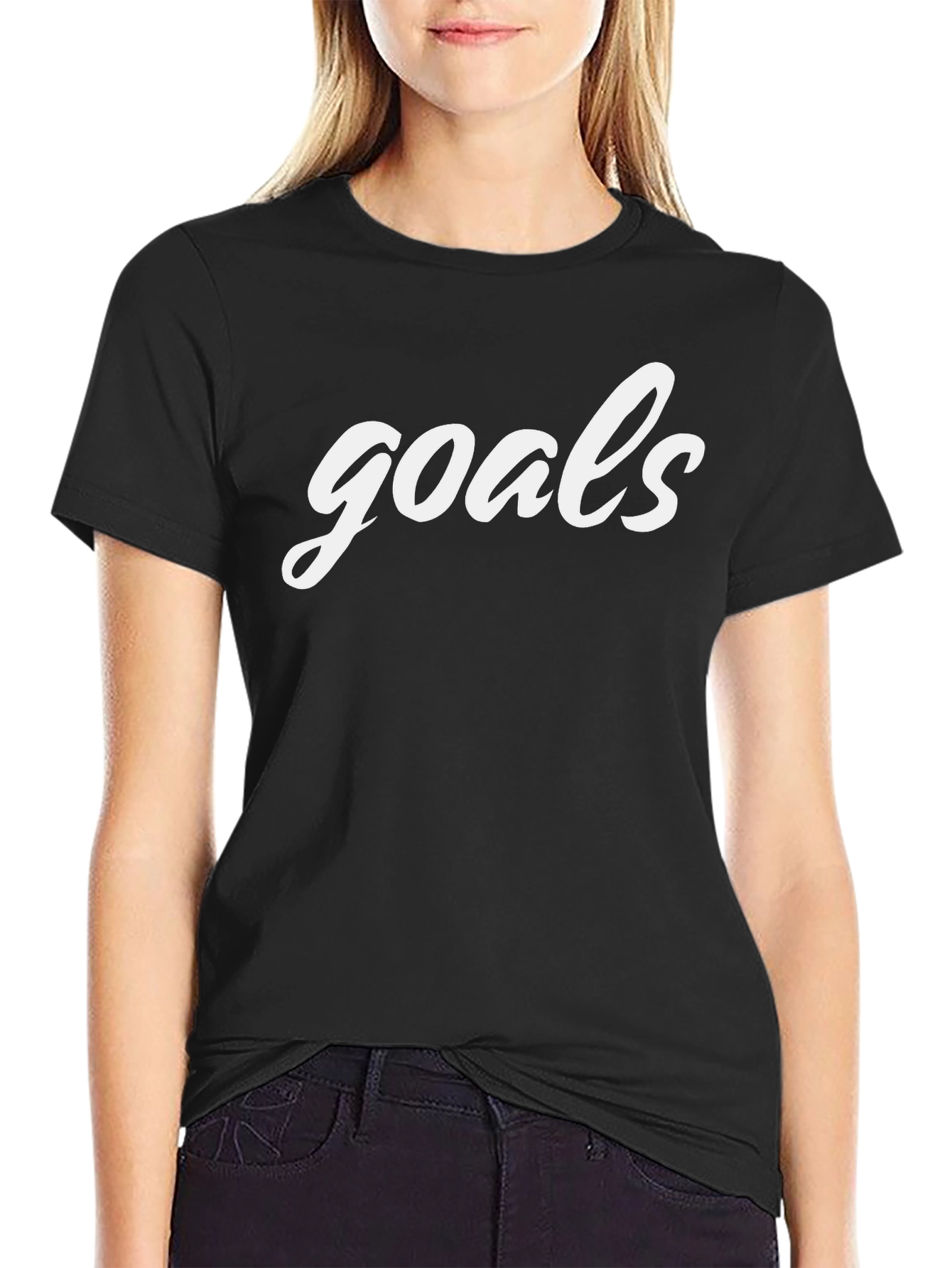 Goals Graphic Tee - Black T-Shirt