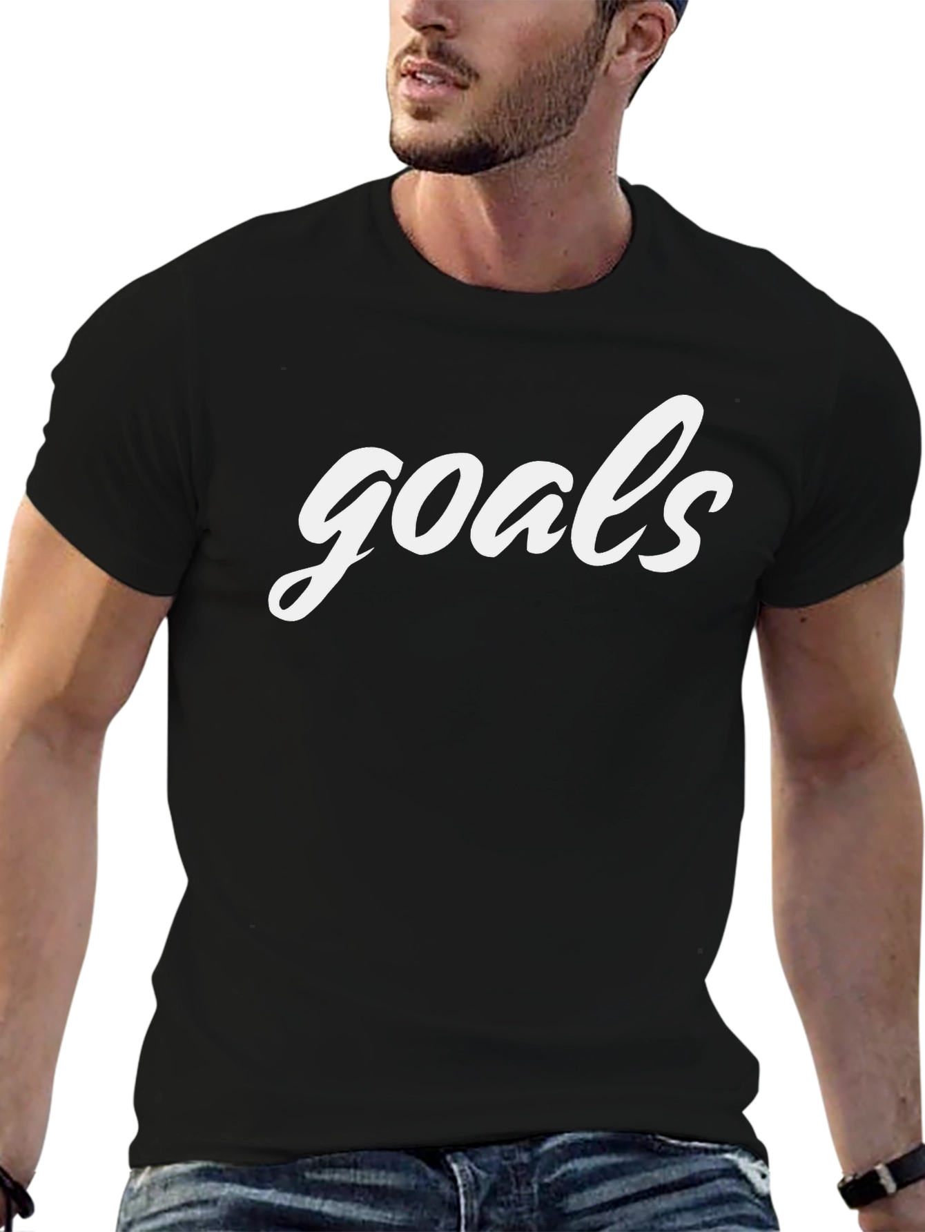 Goals Graphic Tee - Black T-Shirt