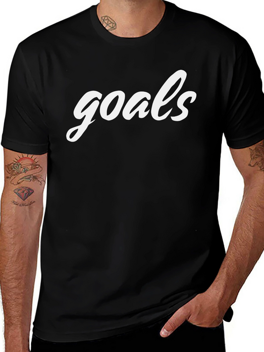 Goals Graphic Tee - Black T-Shirt