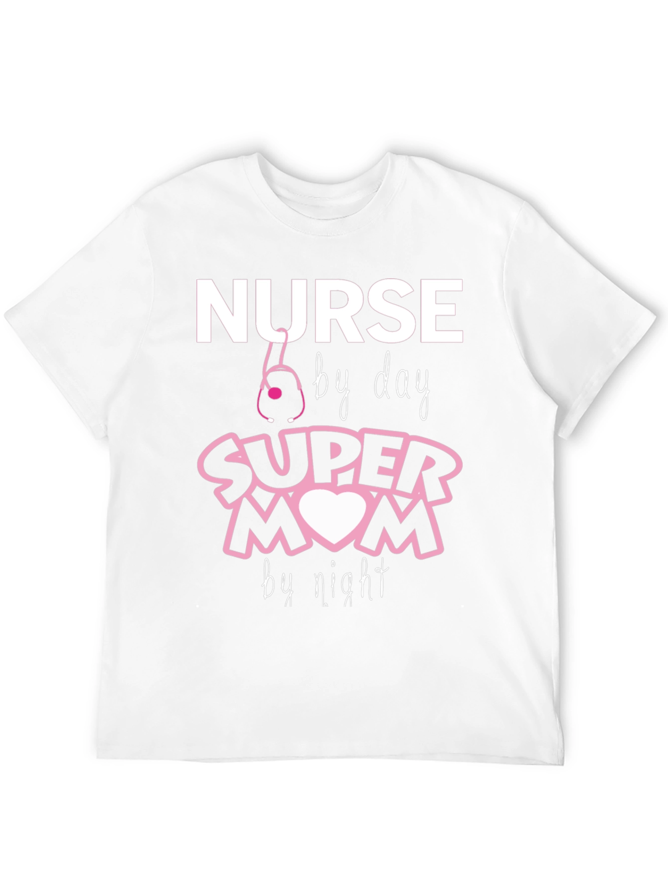 Nurse Super Mom T-Shirt - Black