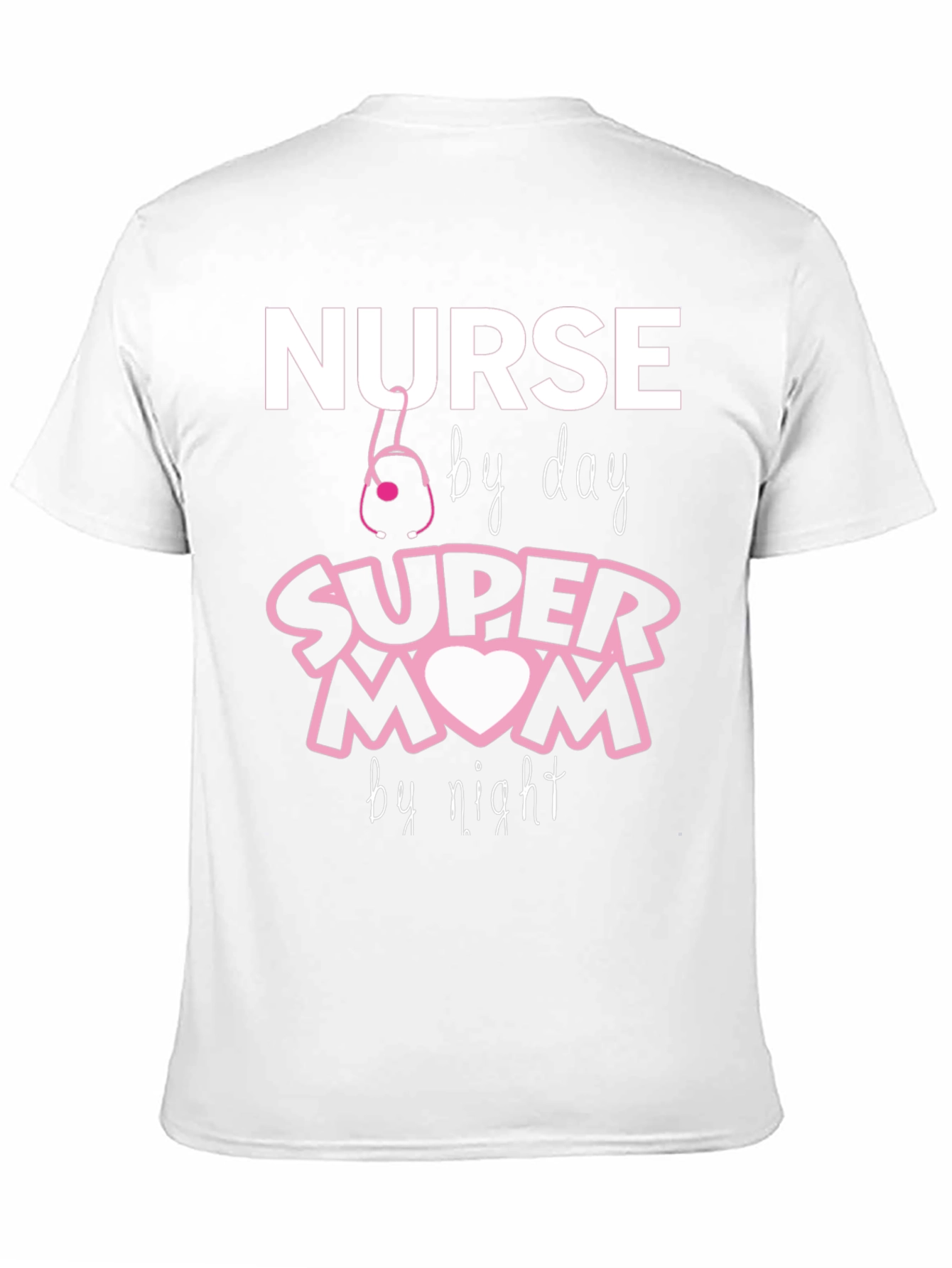 Nurse Super Mom T-Shirt - Black