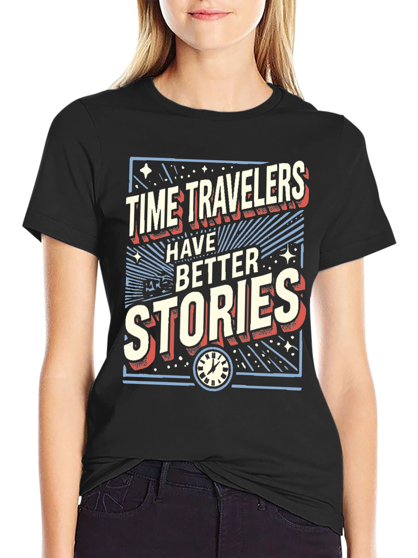Time Travelers Better Stories Graphic Tee